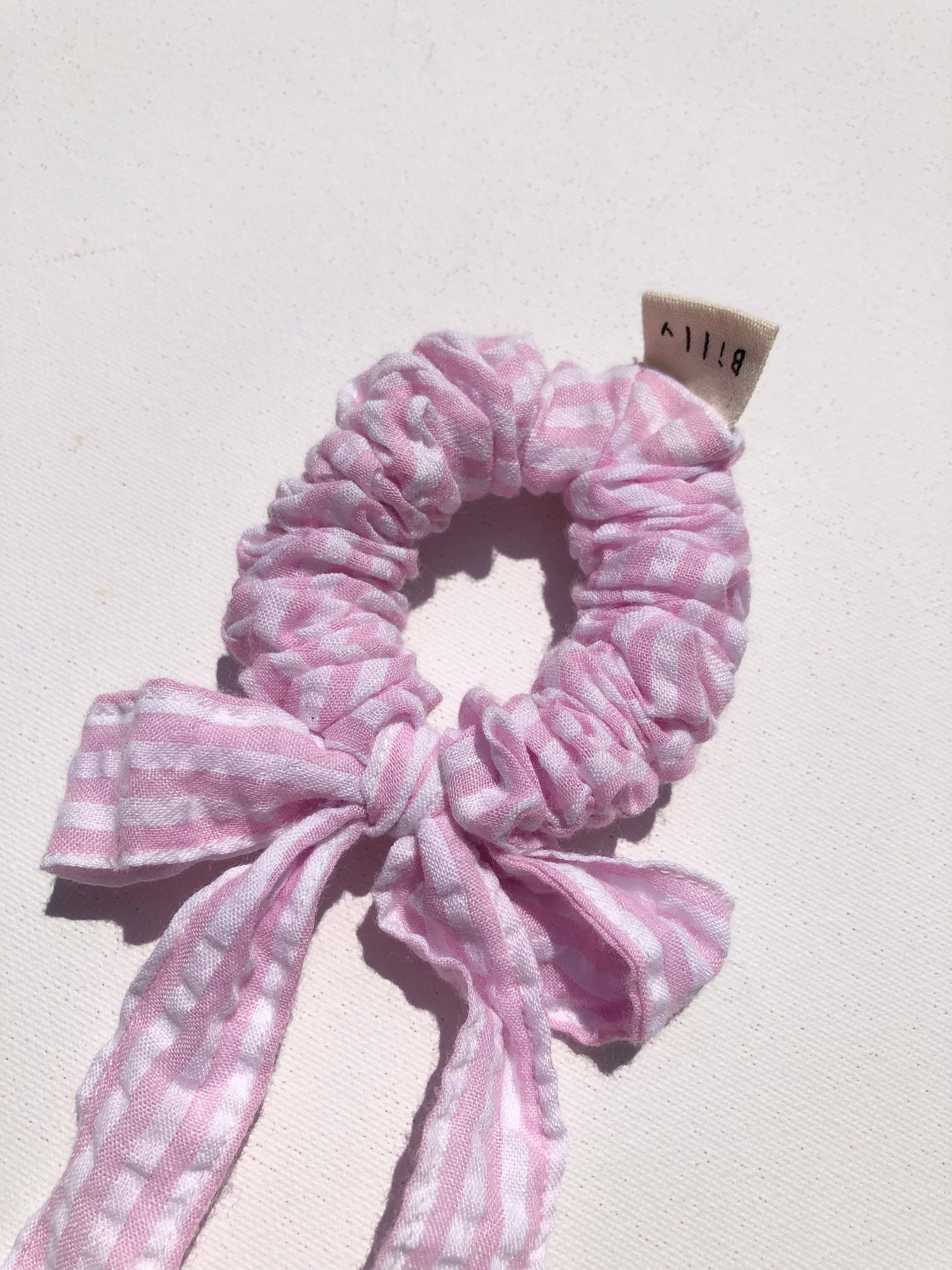 Stripe Bow Scrunchies