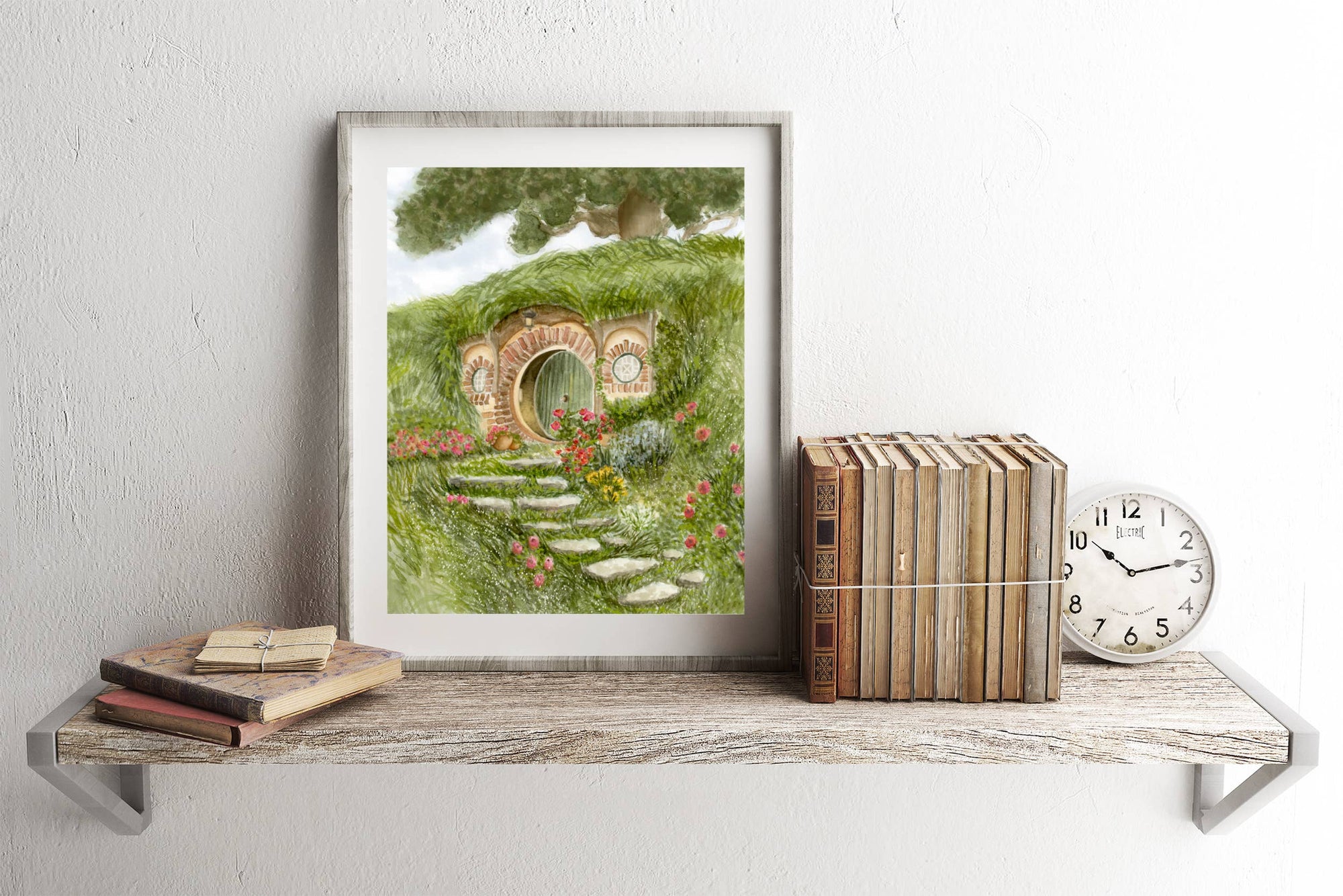 Bag End Print. Literary Locations. Shire