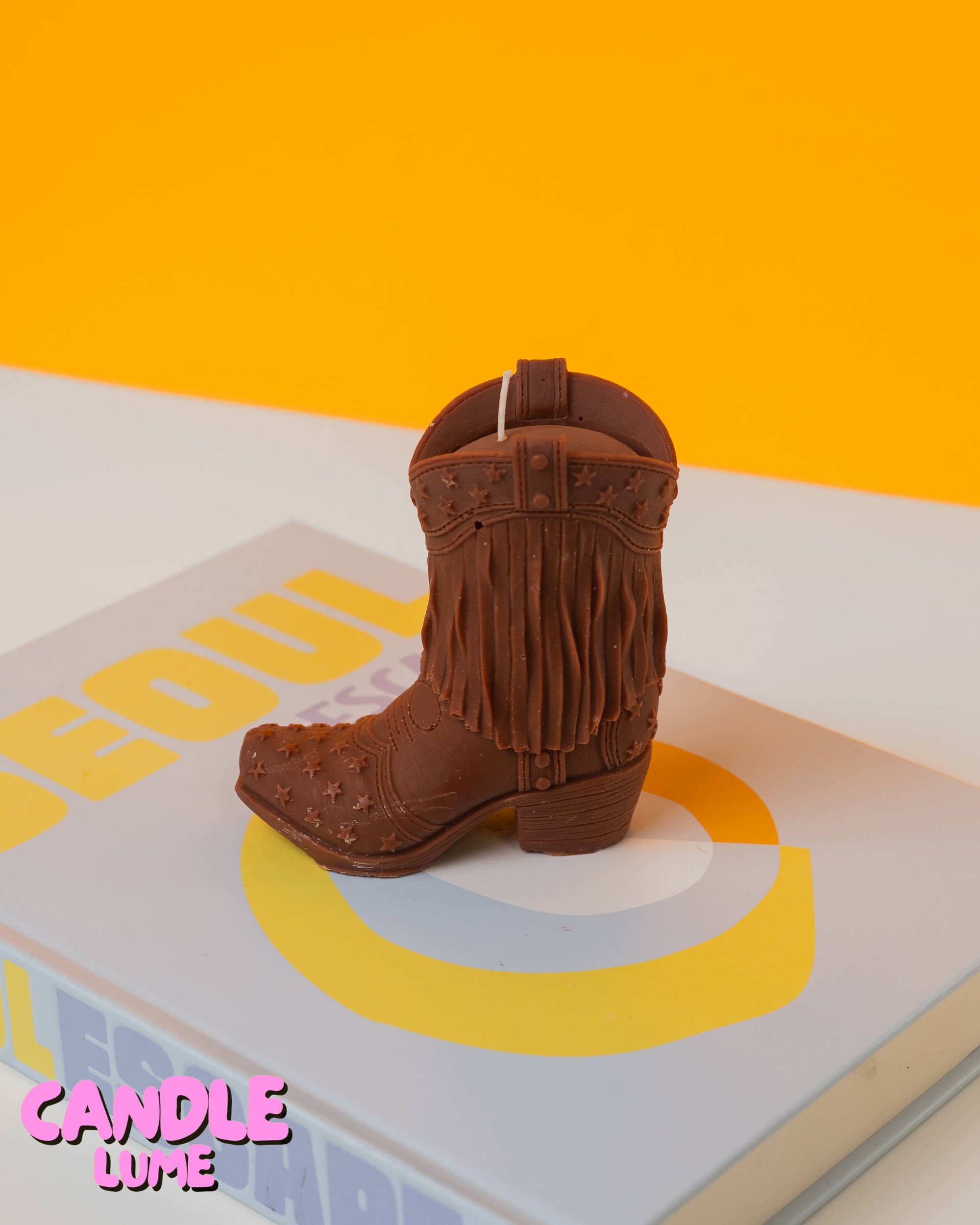 Cowboy Boot Candle