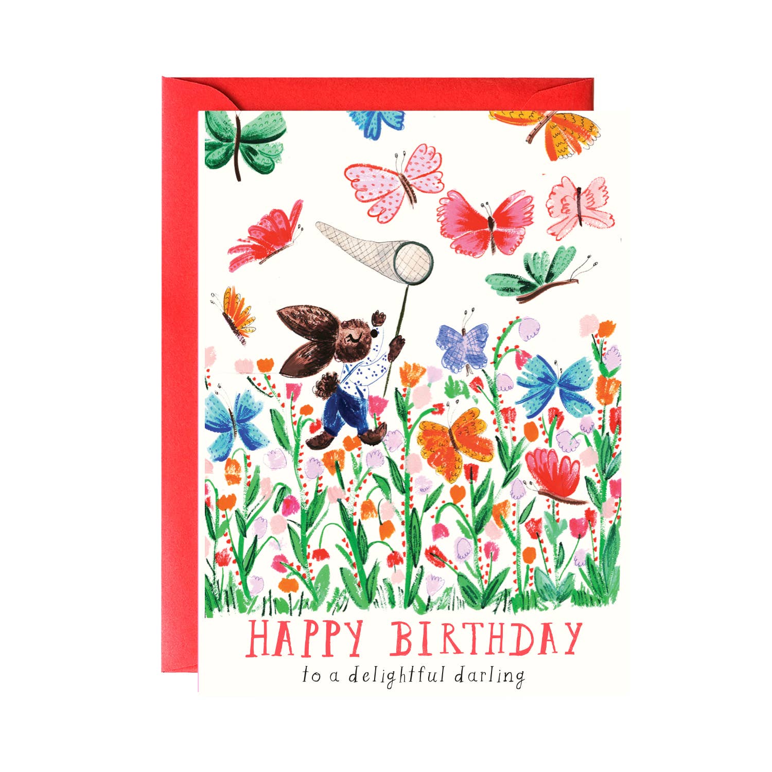 Happy Birthday to a Delightful Darling - Greeting Card