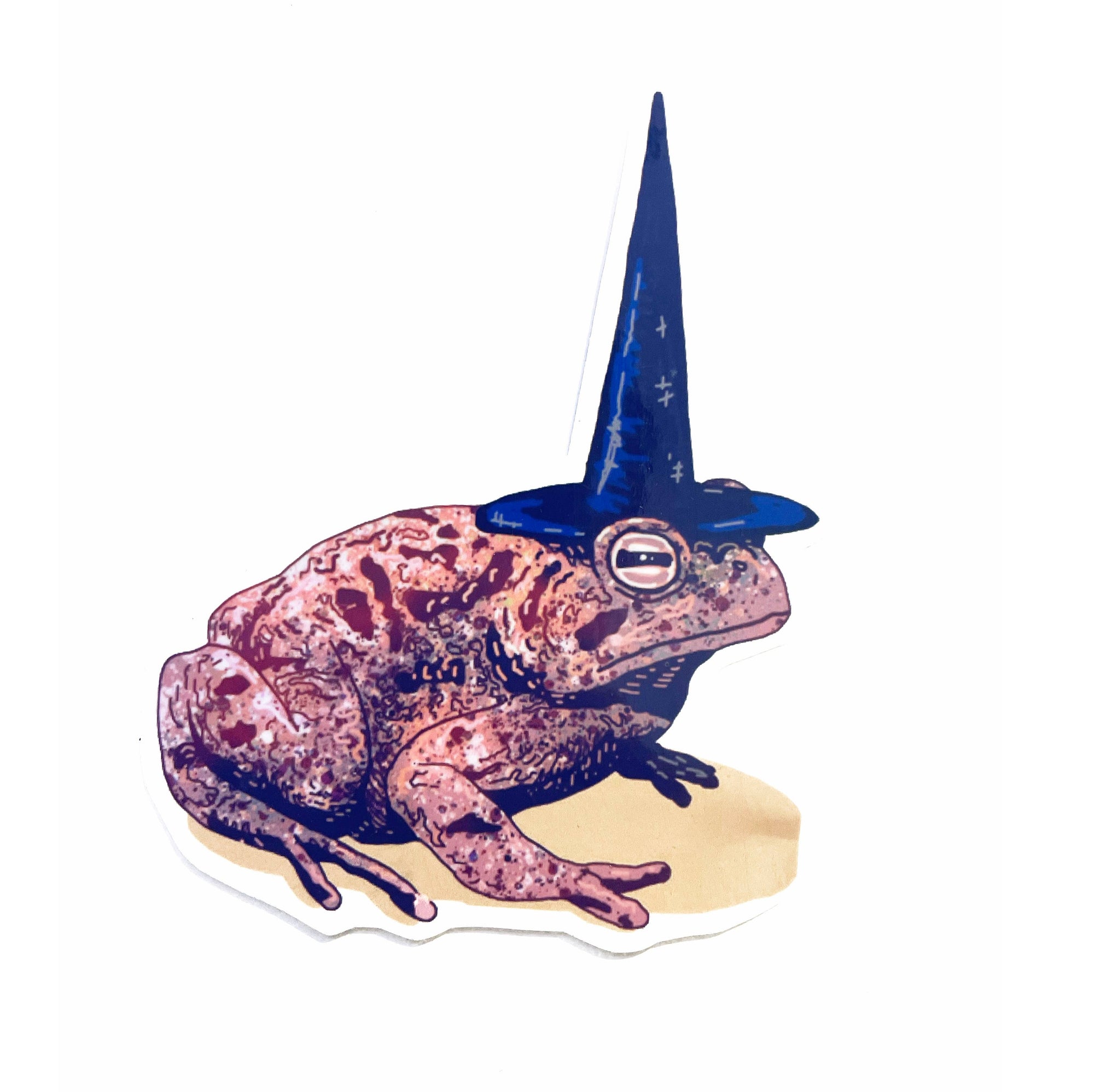 Toad Witch Halloween Sticker