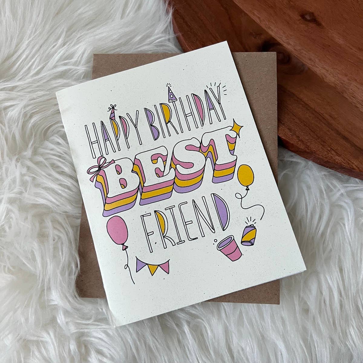 "Happy Birthday Best Friend" Card