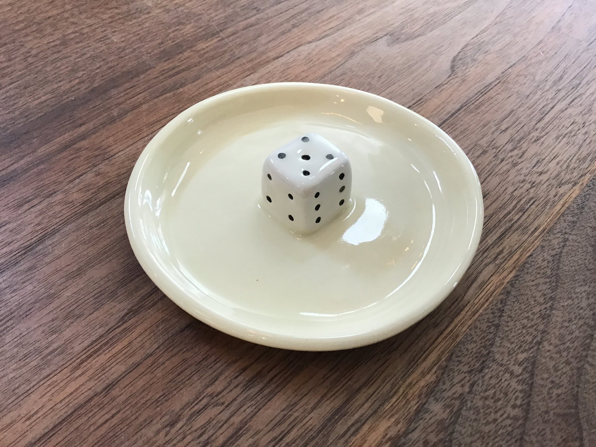 Ceramic Incense Burner Dish Tray - Banana