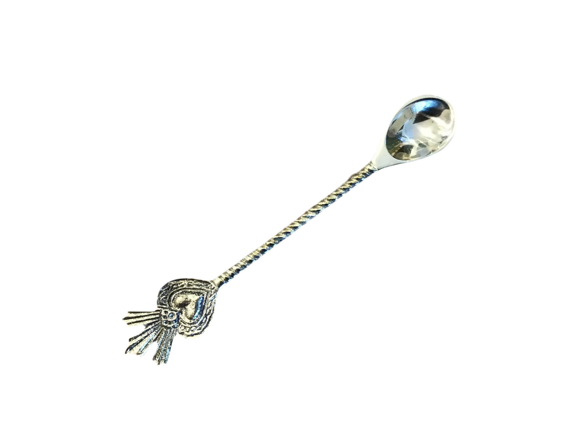 Sacred Heart Brass Spoon