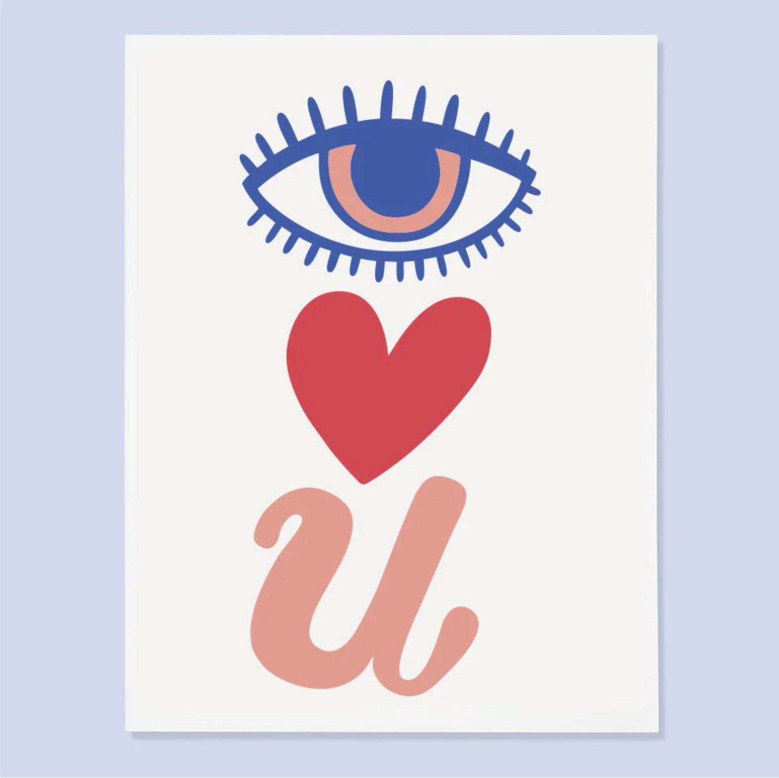 Eye Heart U Card