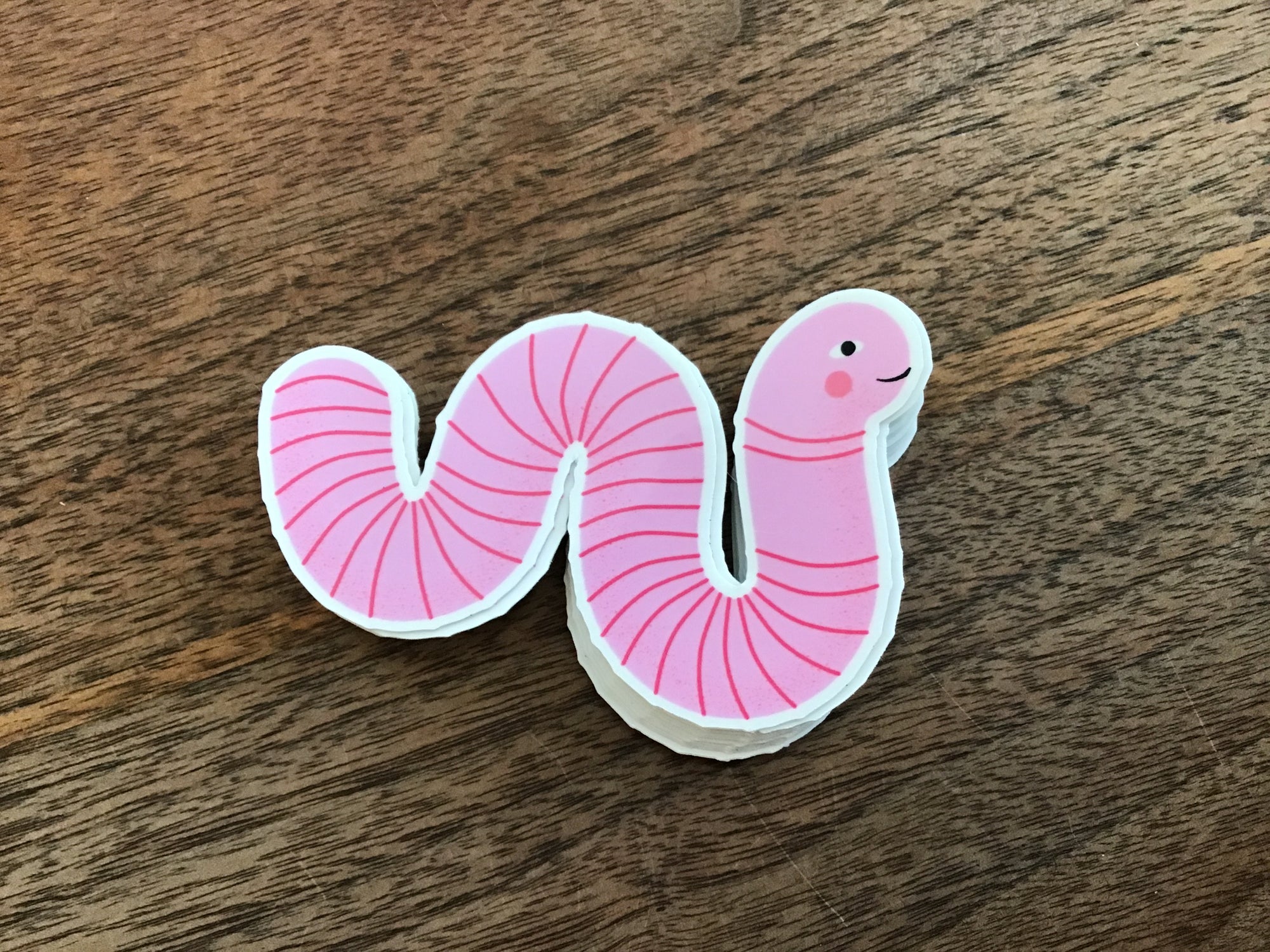 Worm Sticker