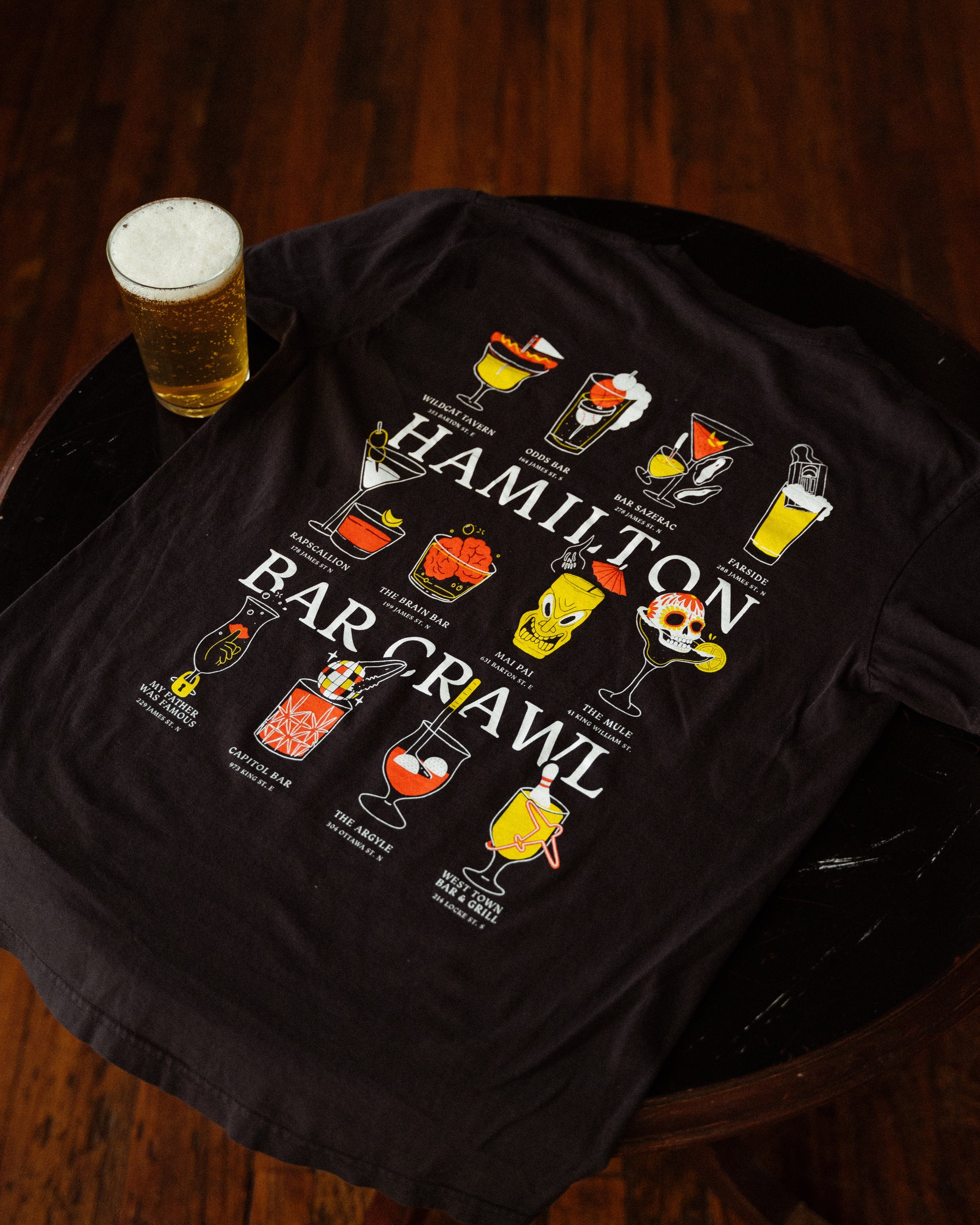 Hamilton Bar Crawl Tee