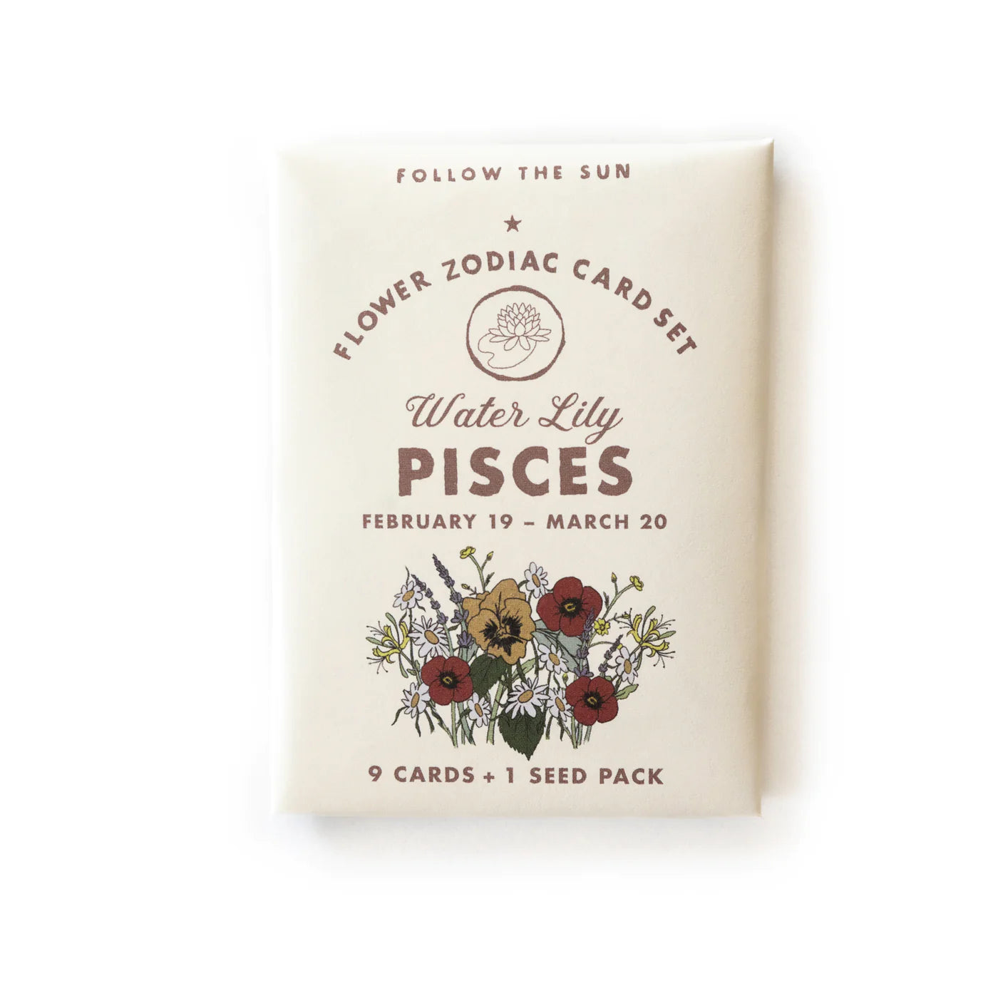 Pisces Flower Zodiac Pack (Seeds & Stickers)