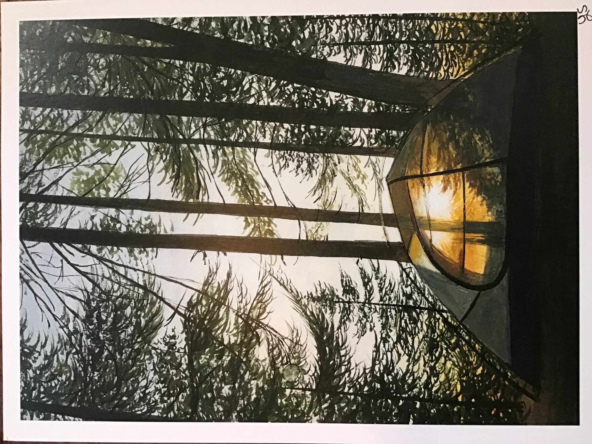 Tent Views Print - Beasts & Blossoms