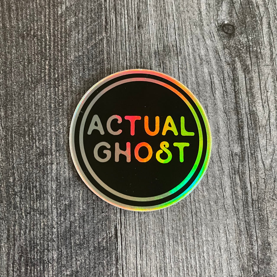 Actual Ghost Sticker