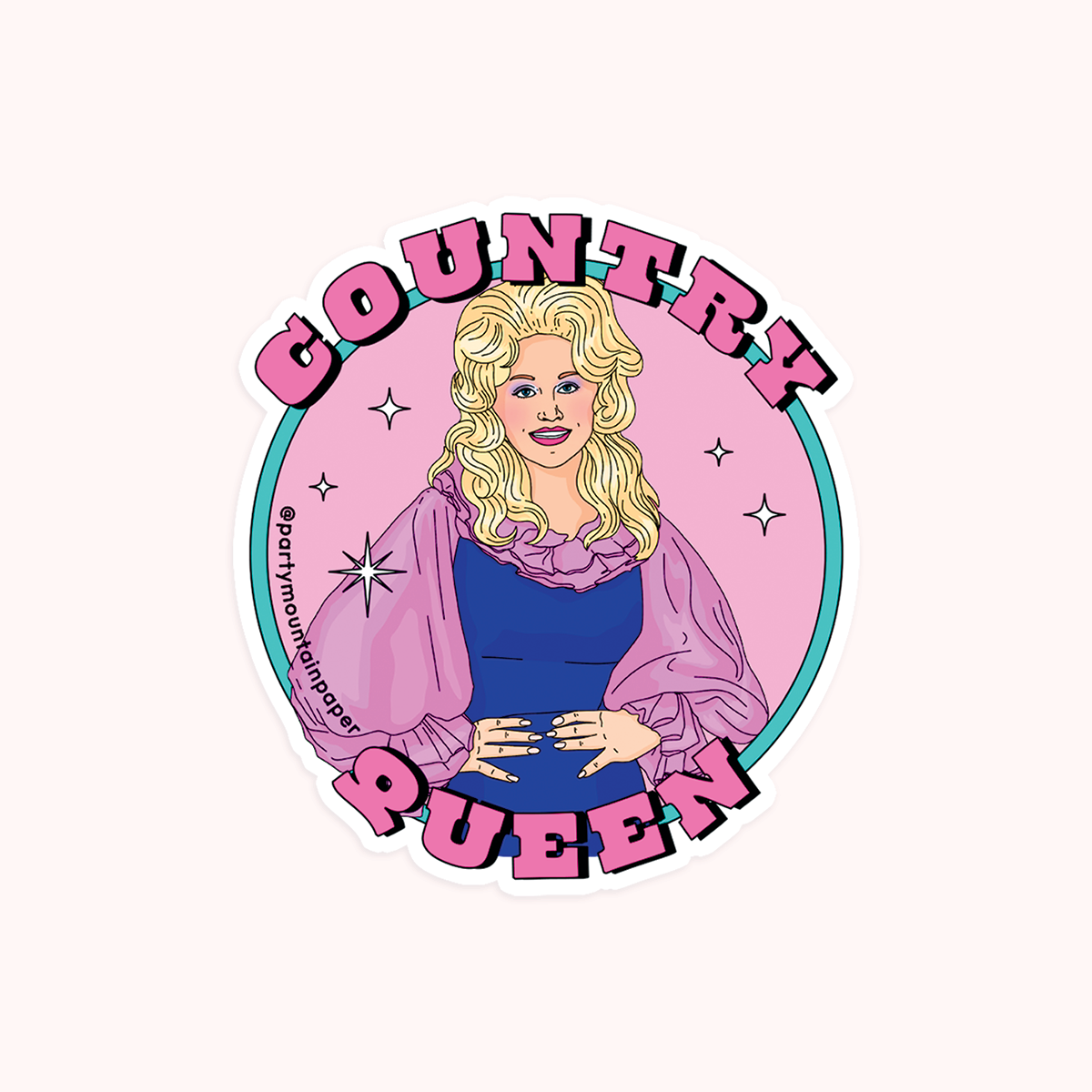 Country Queen Dolly Parton sticker