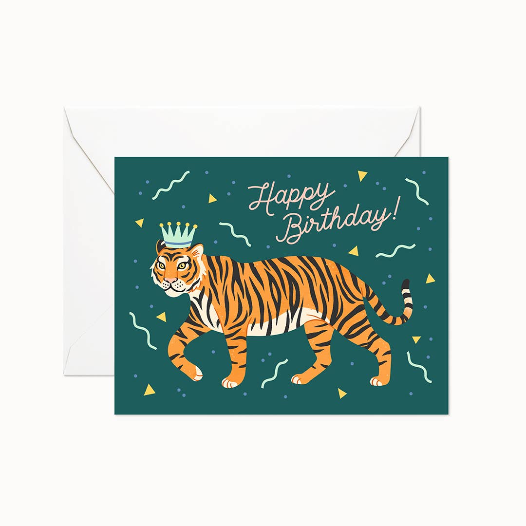 Tiger Birthday card