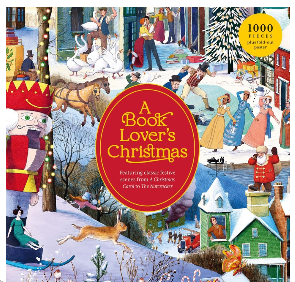 A Book Lovers Christmas - 1000 Piece Puzzle