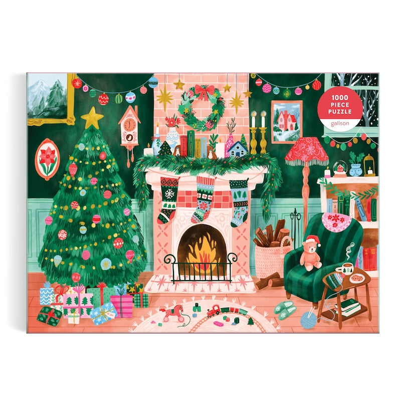 Cozy By The Fireplace 1000 Piece Puzzle