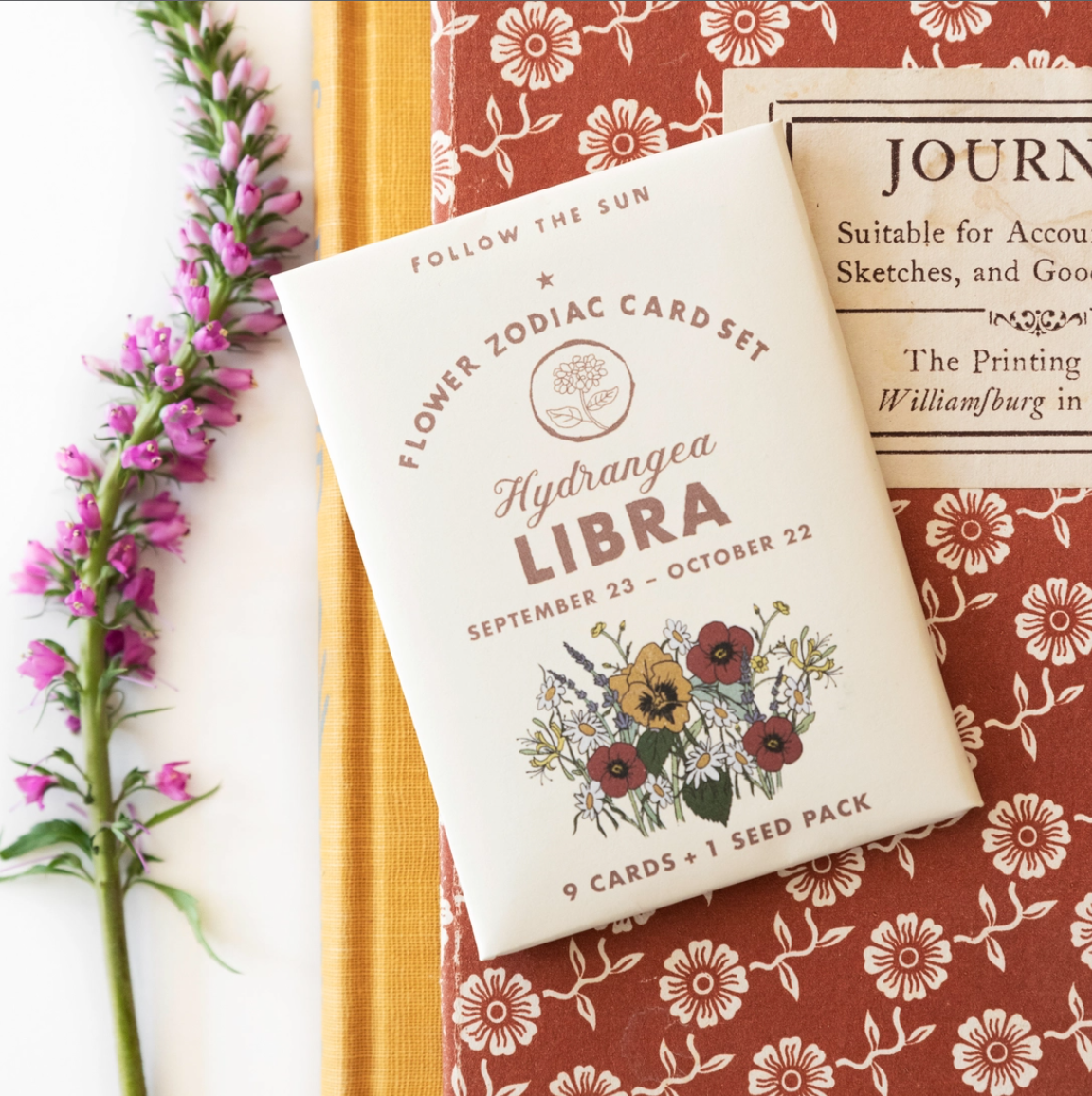 Libra Flower Zodiac Pack (Seeds & Stickers)