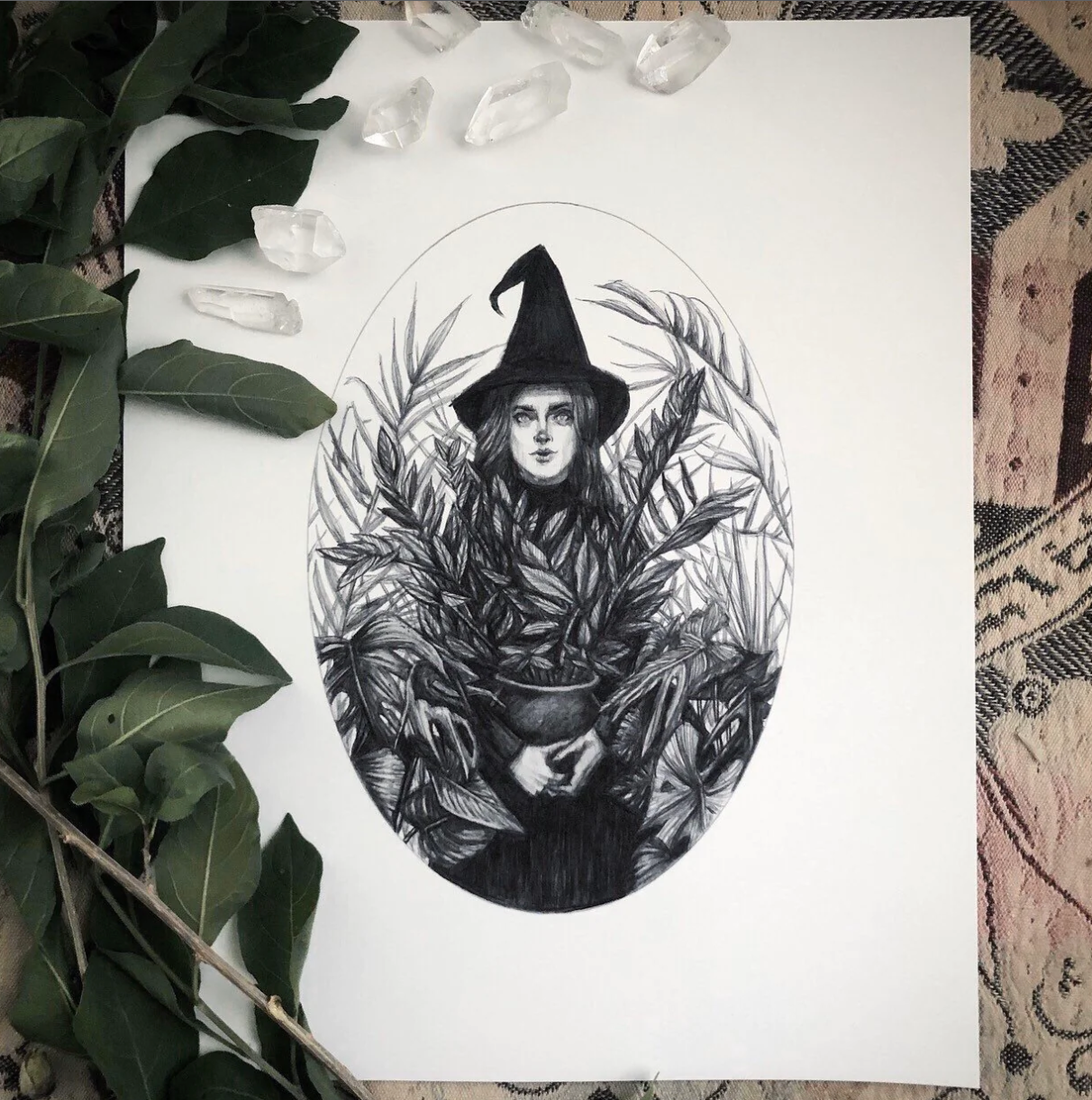 The Green Witch 8x10 Print