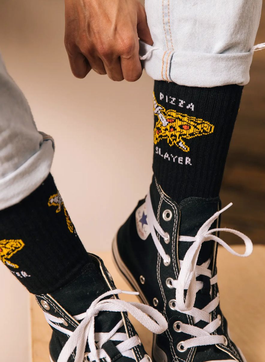 Pizza Slayer Socks