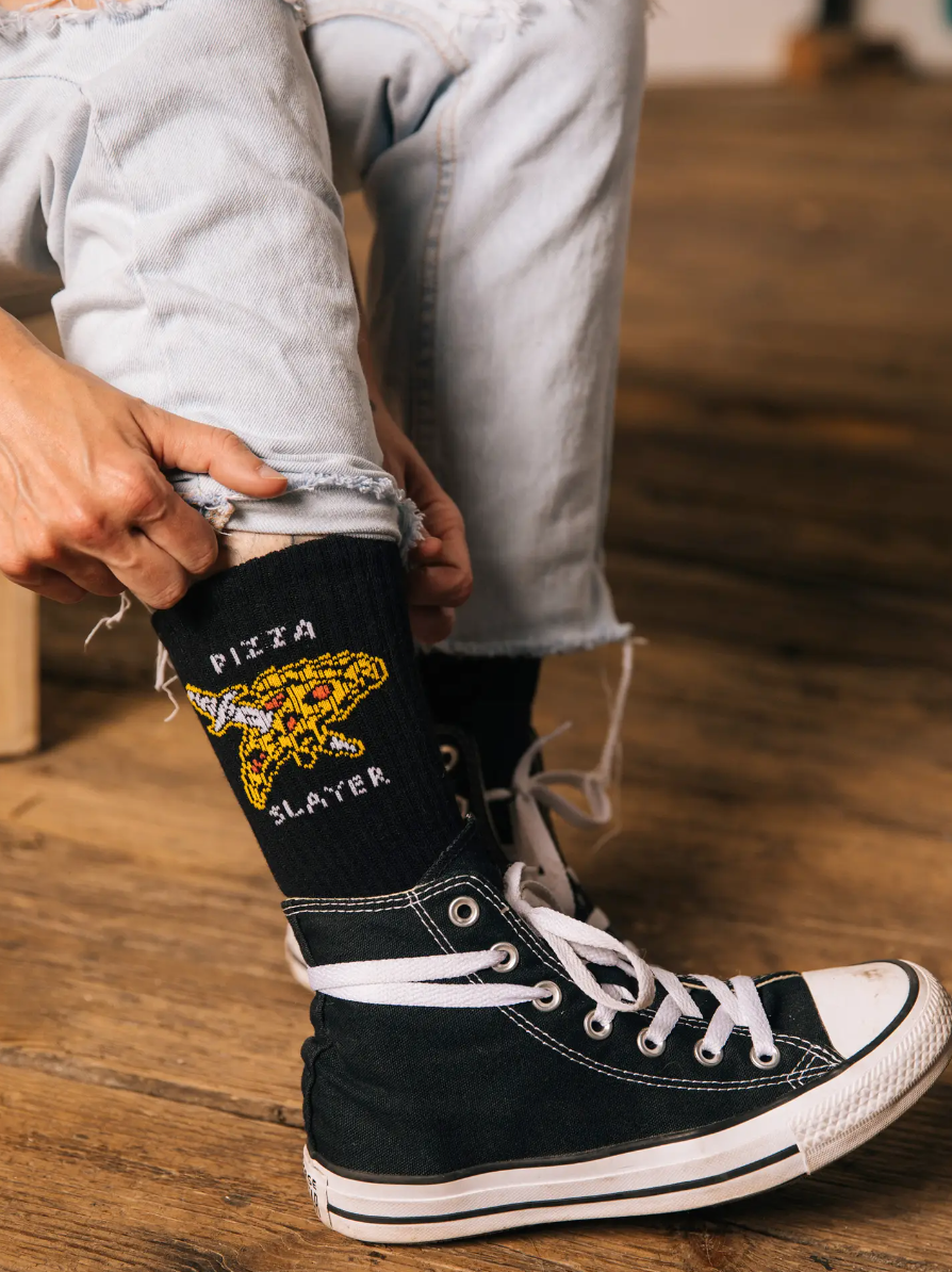 Pizza Slayer Socks