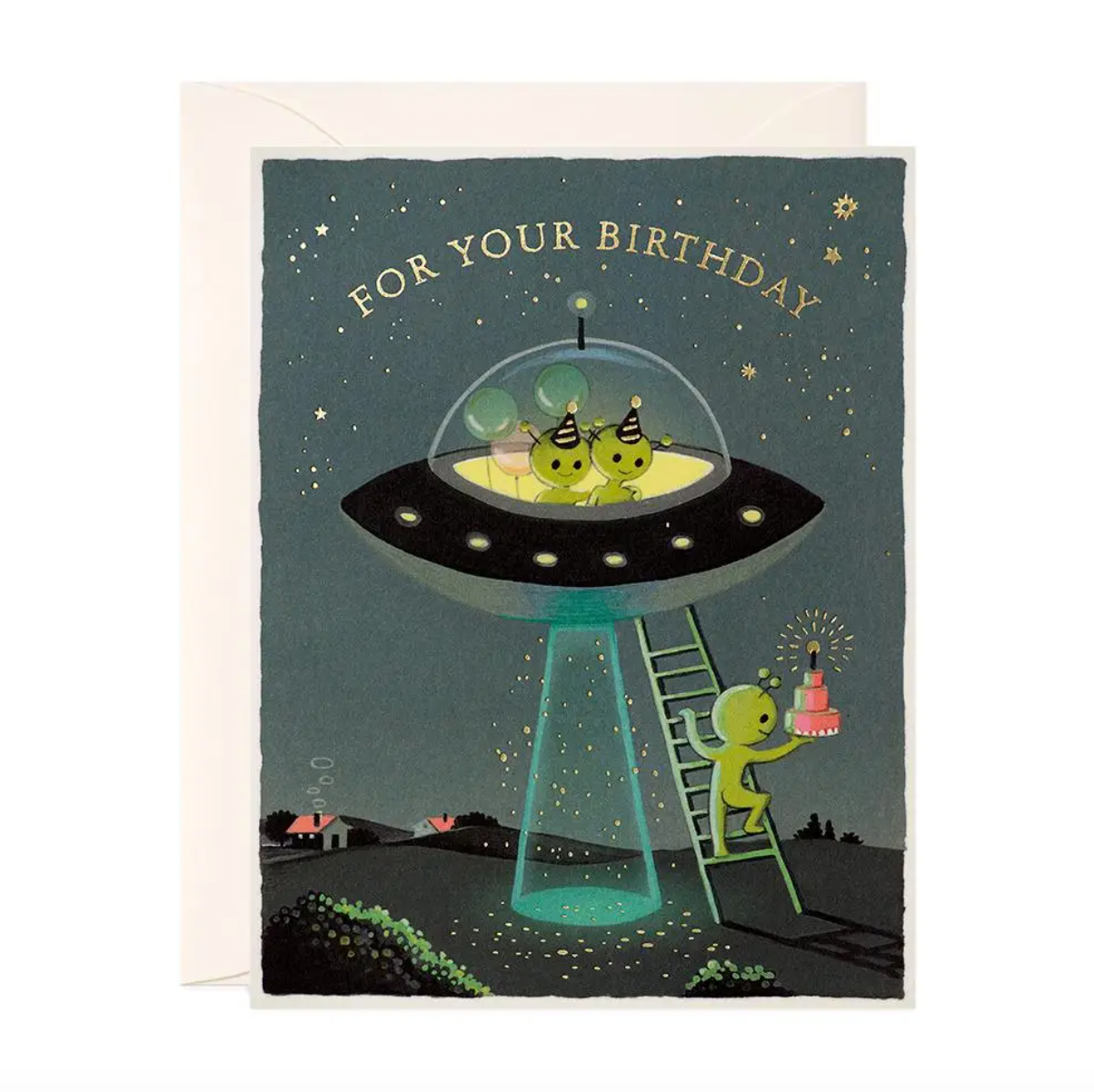 For Your Birthday Alien UFO