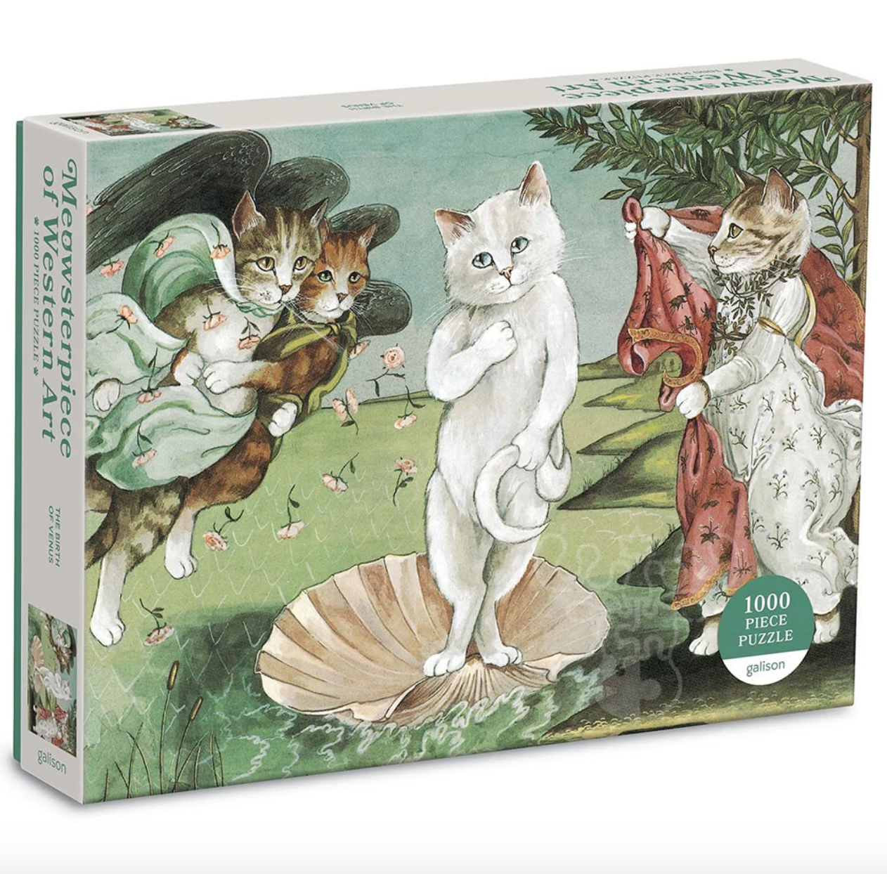 Meowsterpiece of Western Art 1000pc Puzzle