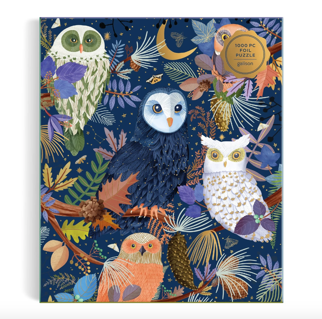 Owls at Dawn 1000 Piece Foil Puzzle