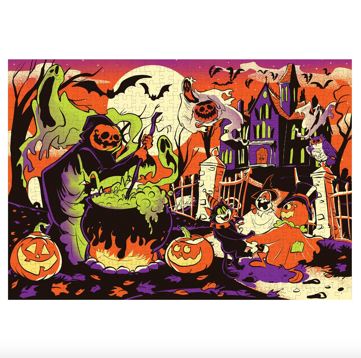 A Haunted Halloween 500-piece Jigsaw Puzzle / Ridley's