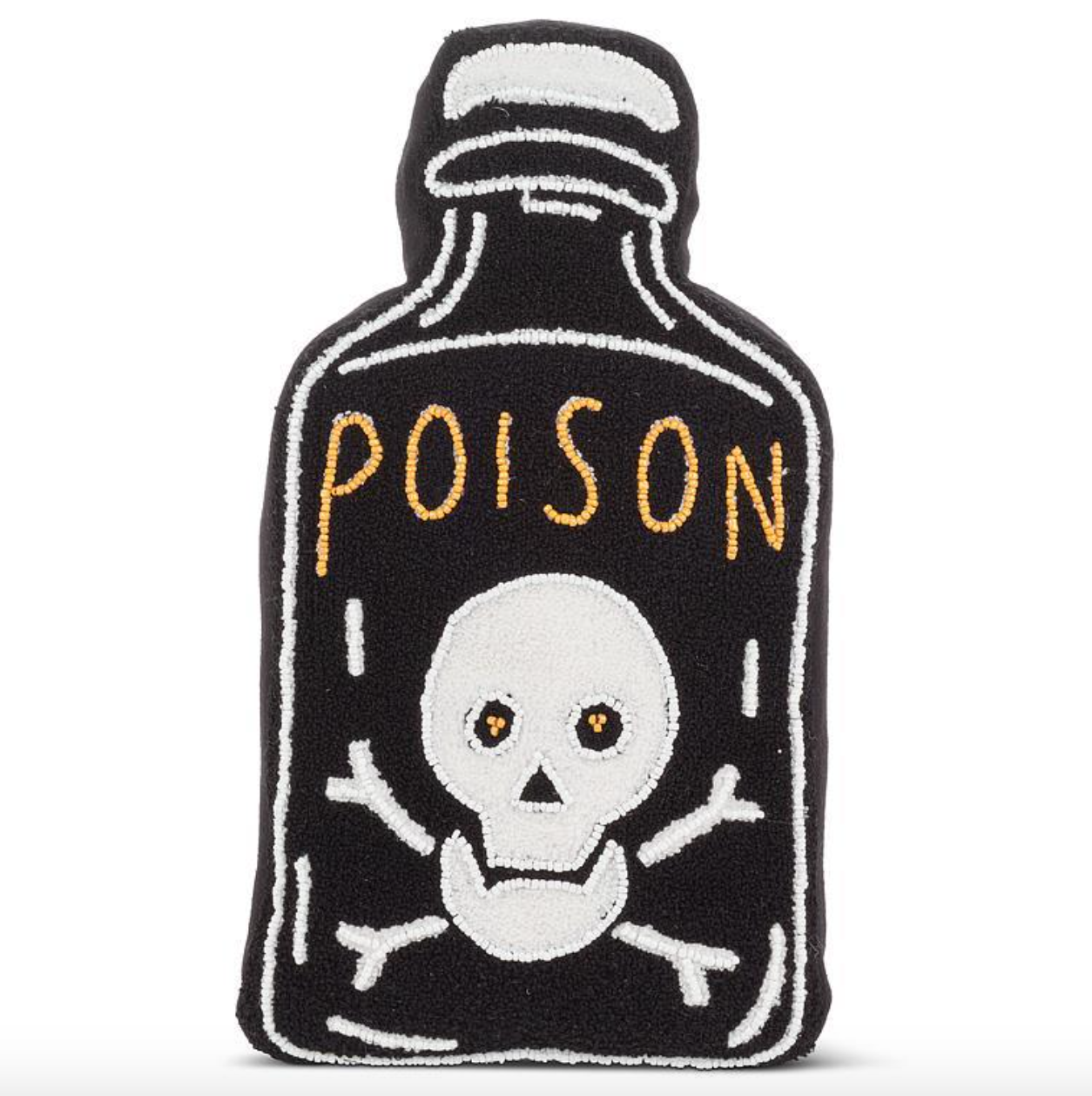 Poison Skull Bottle Pillow