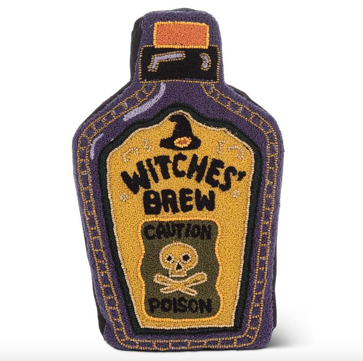 Witch's Brew Bottle Pillow