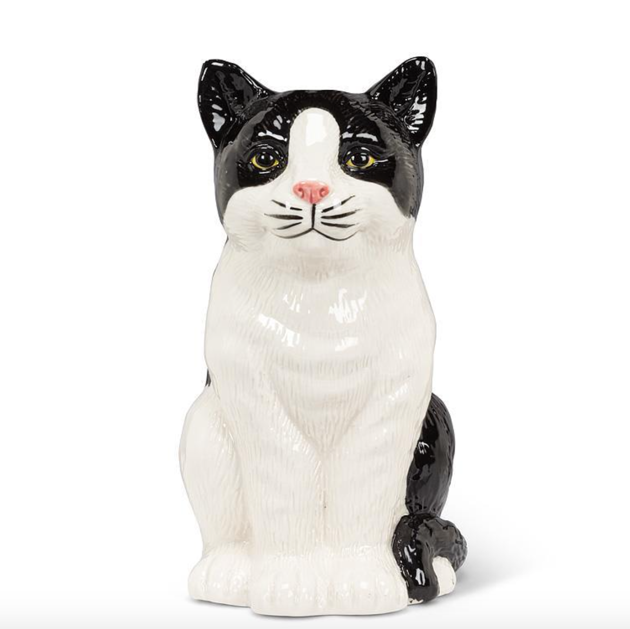 Sitting Cat Vase 8"H