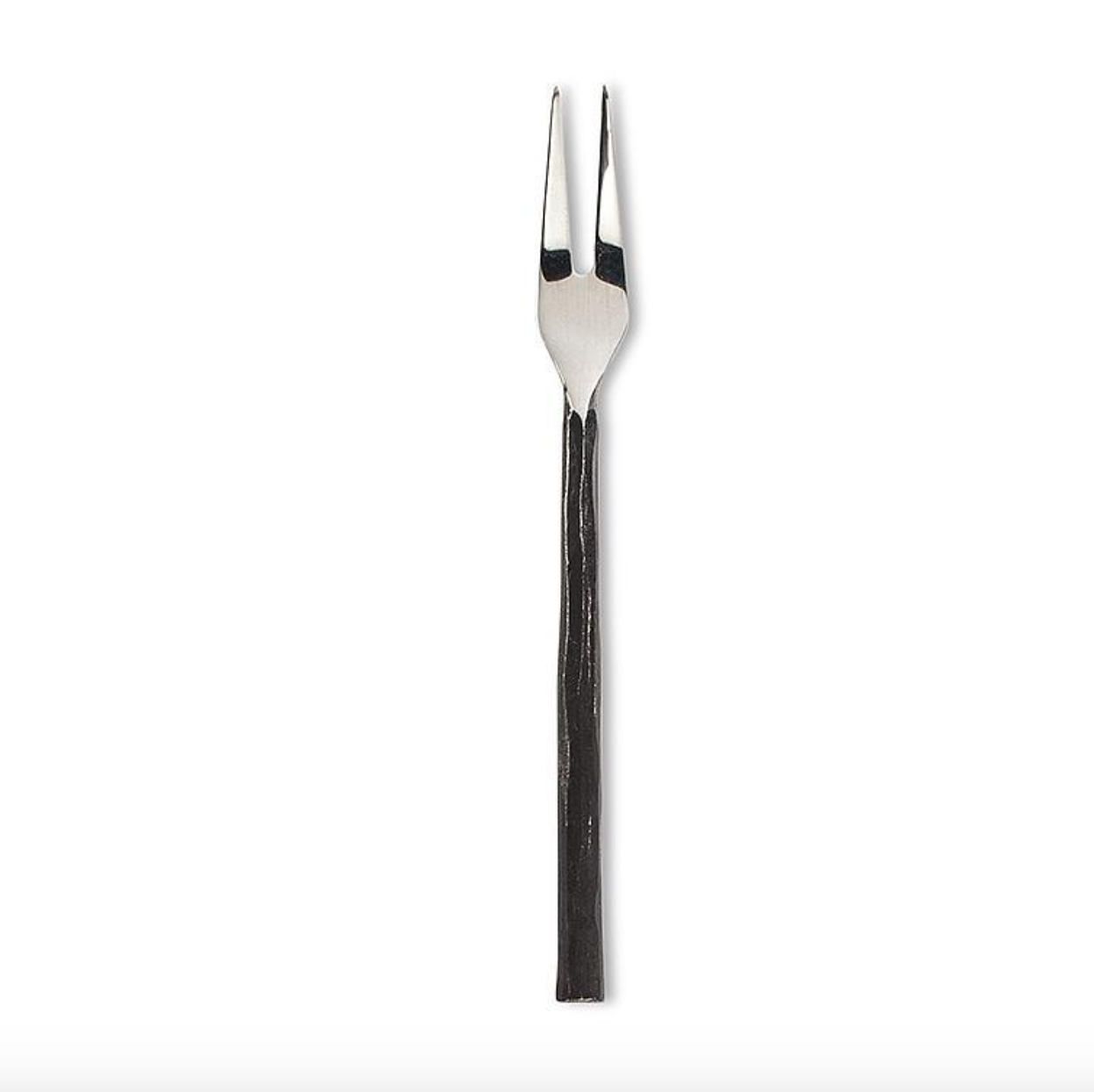 Cocktail Fork with Forge Finish Handle
