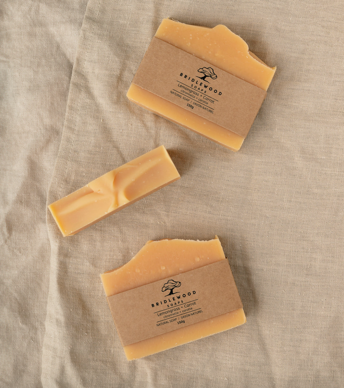Lemongrass + Carrot Bar Soap