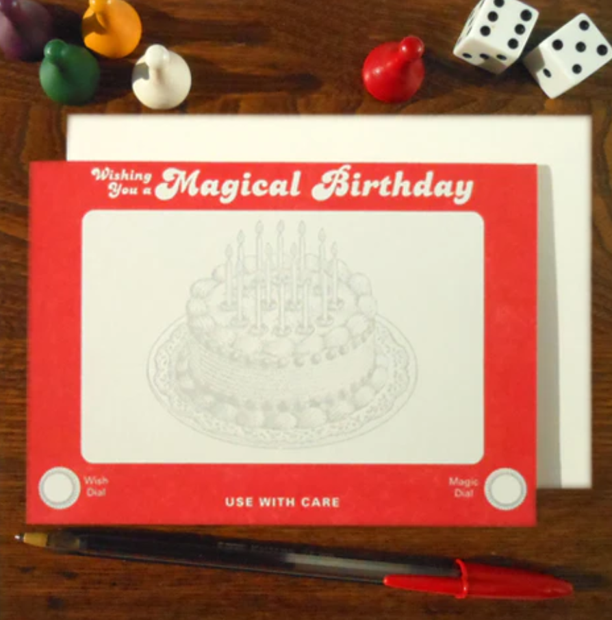 Etch A Sketch Birthday Card