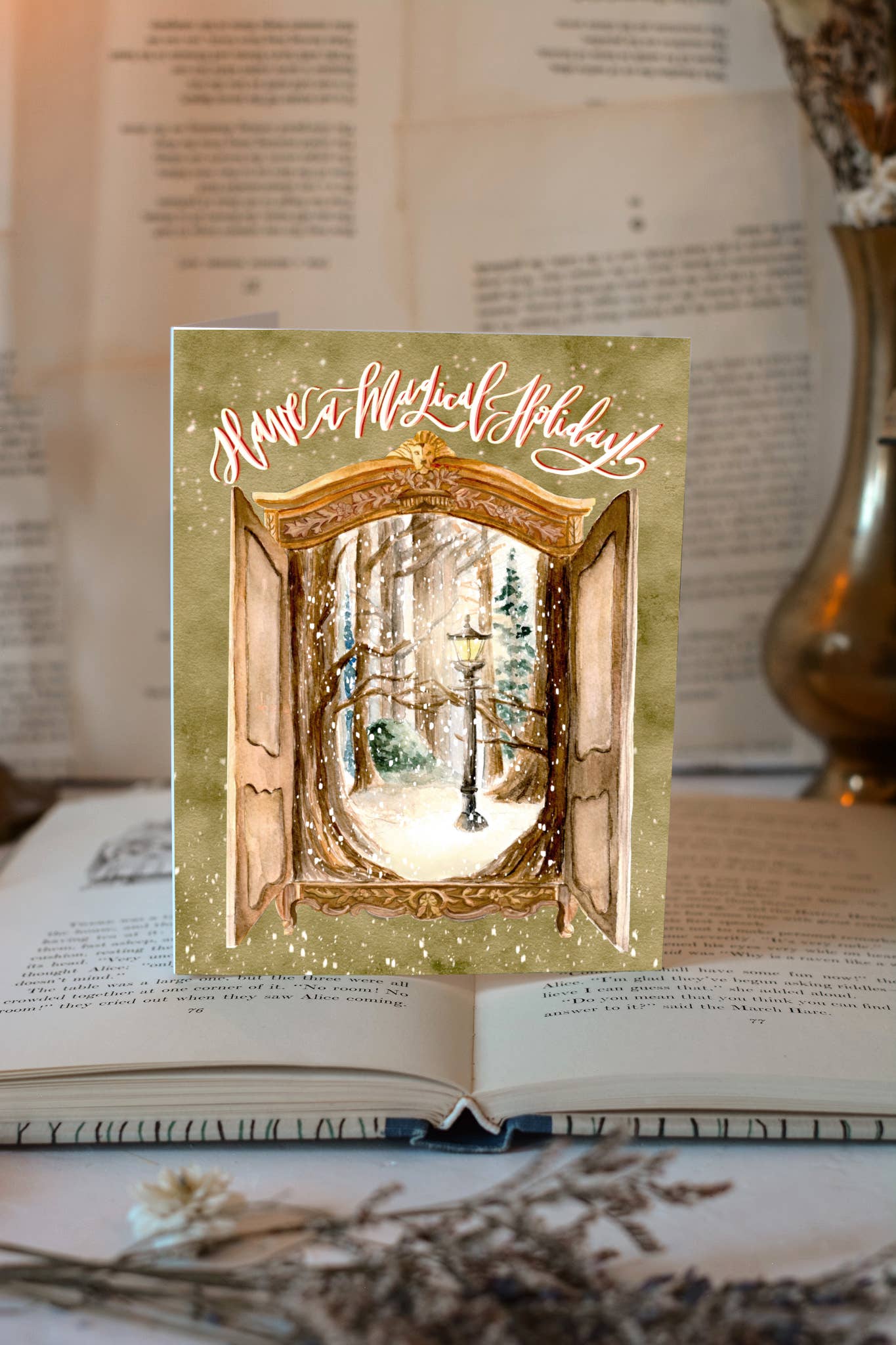 Wardrobe Christmas Card / Have a Magical Holiday