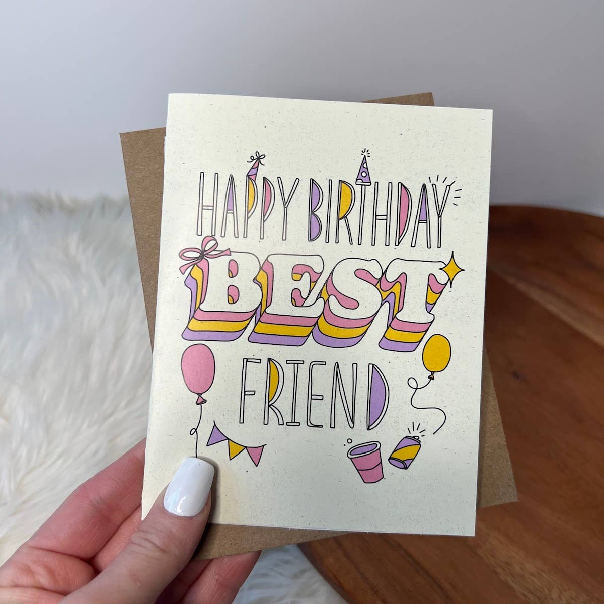 "Happy Birthday Best Friend" Card