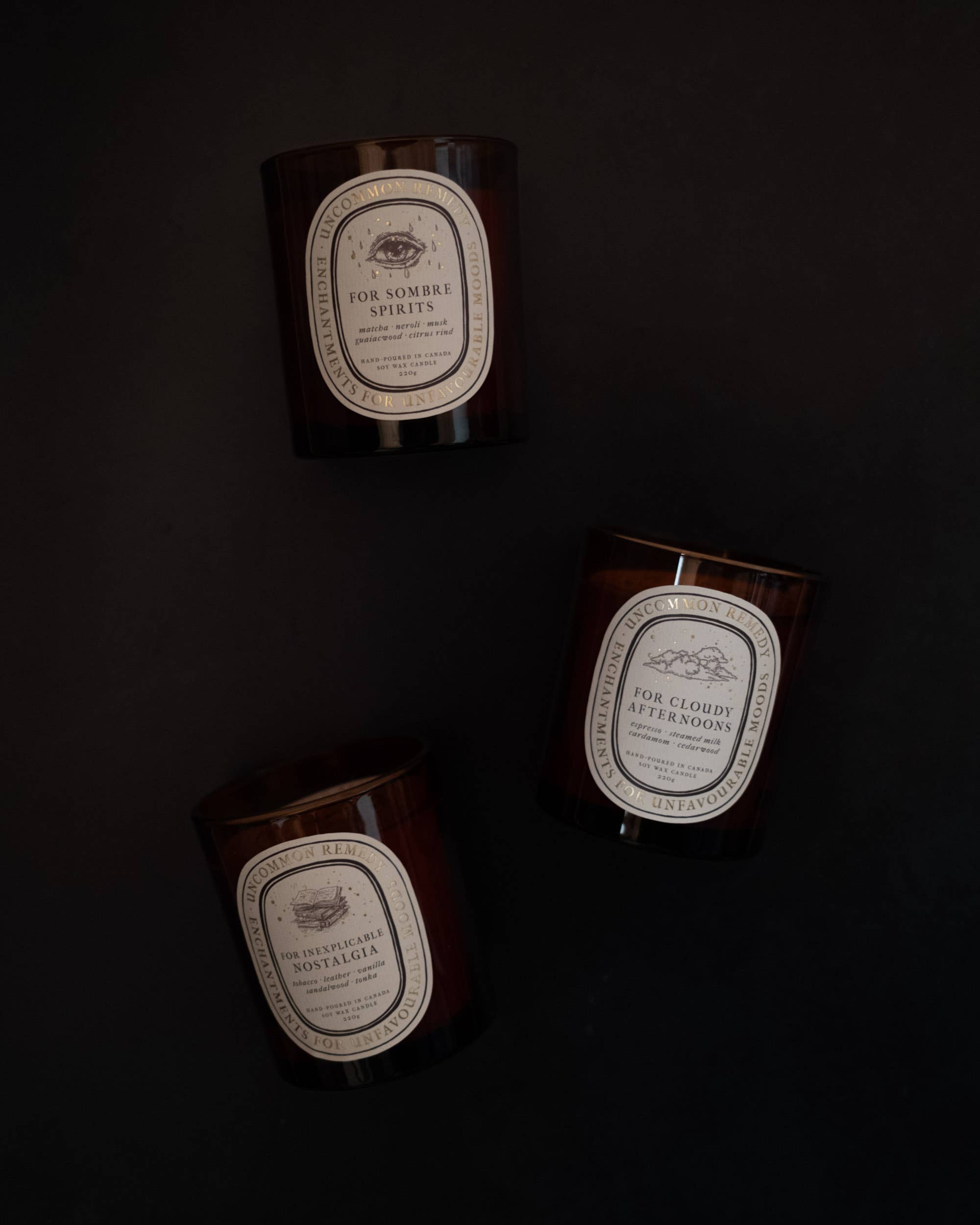 For Cloudy Afternoons: 220g Soy Wax Candle