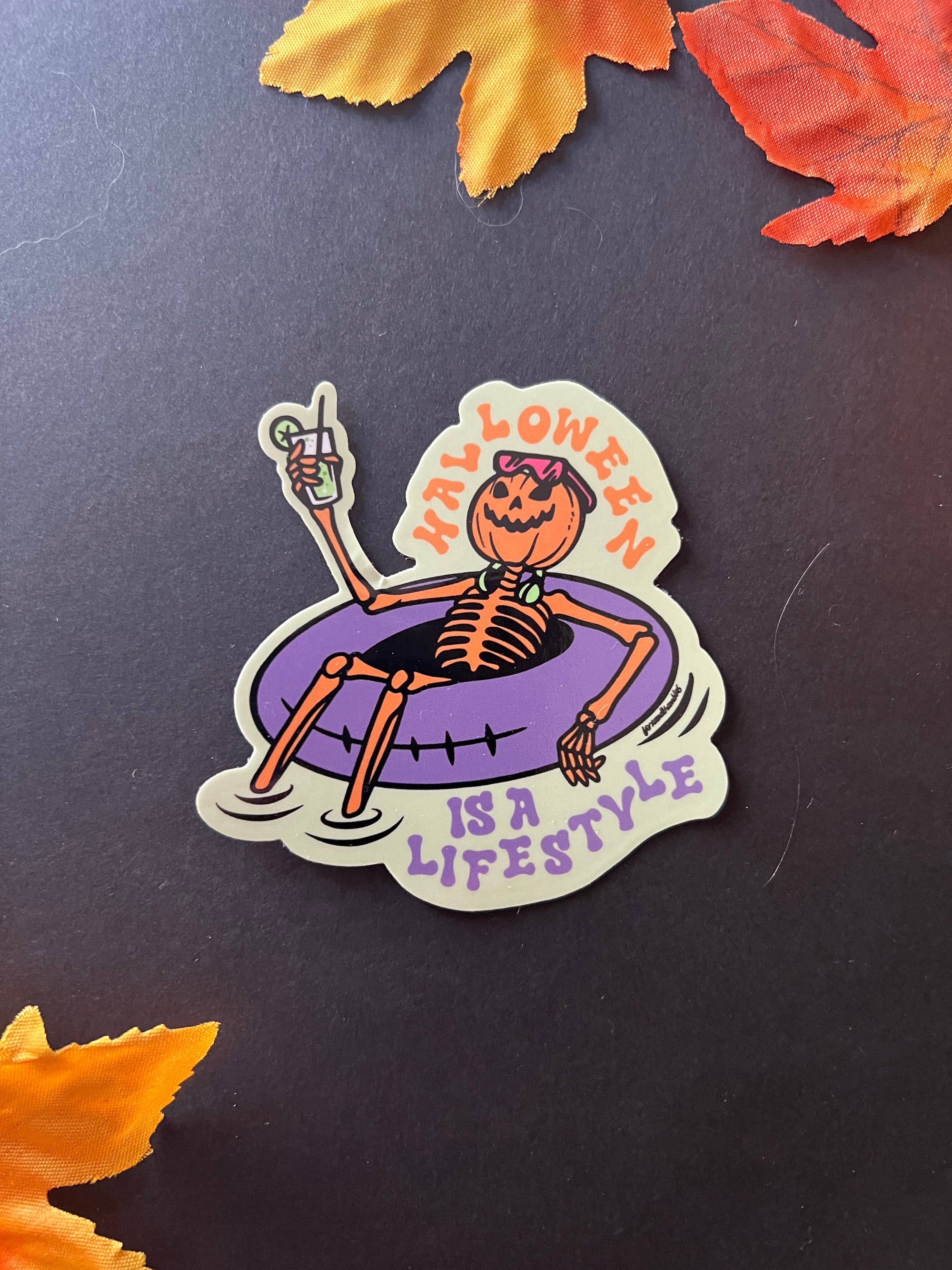 Halloween is a Lifestyle. Summerween Sticker