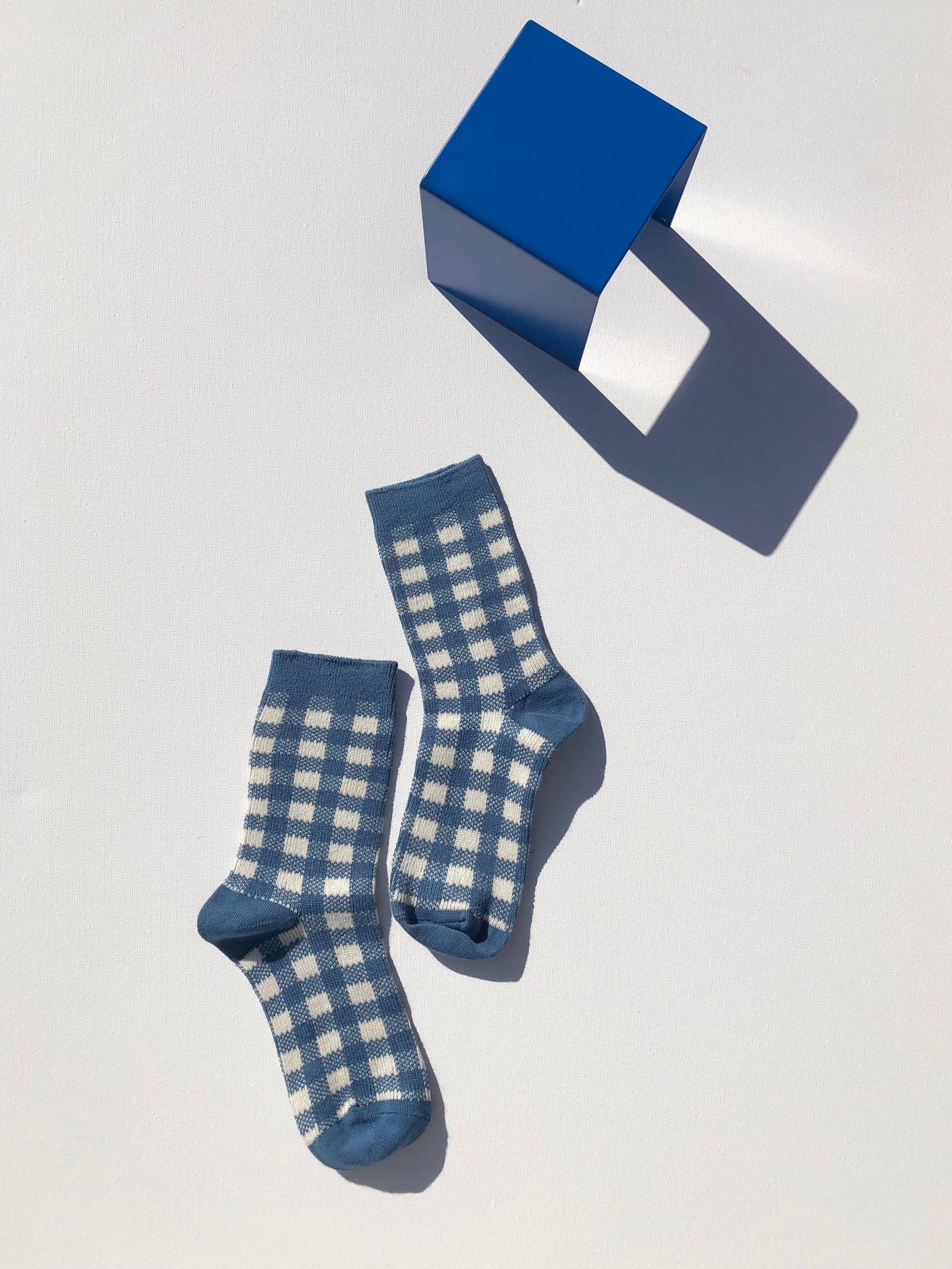 COLOR GINGHAM SOCKS