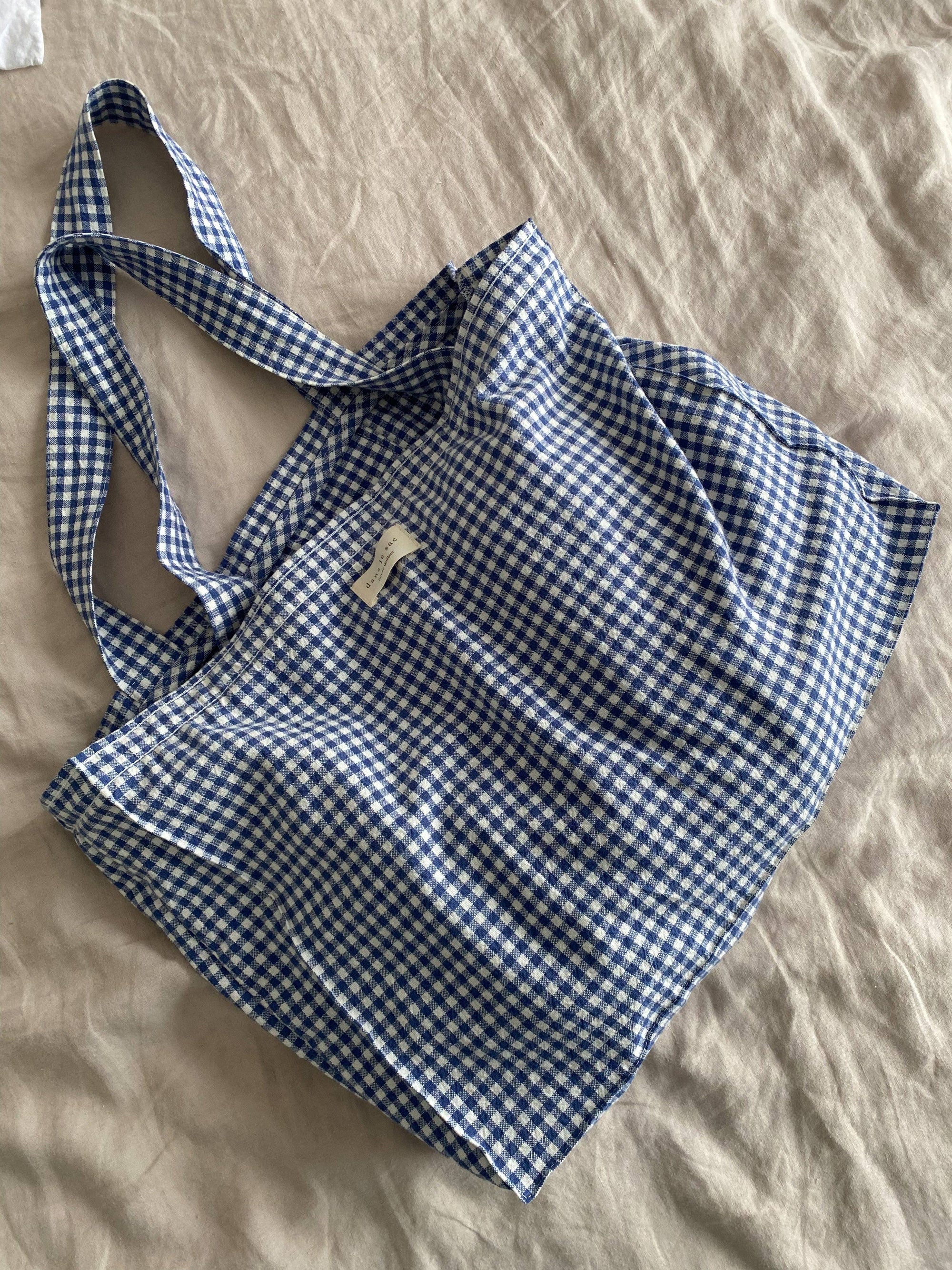 Organic cotton tote bag - Gingham collection