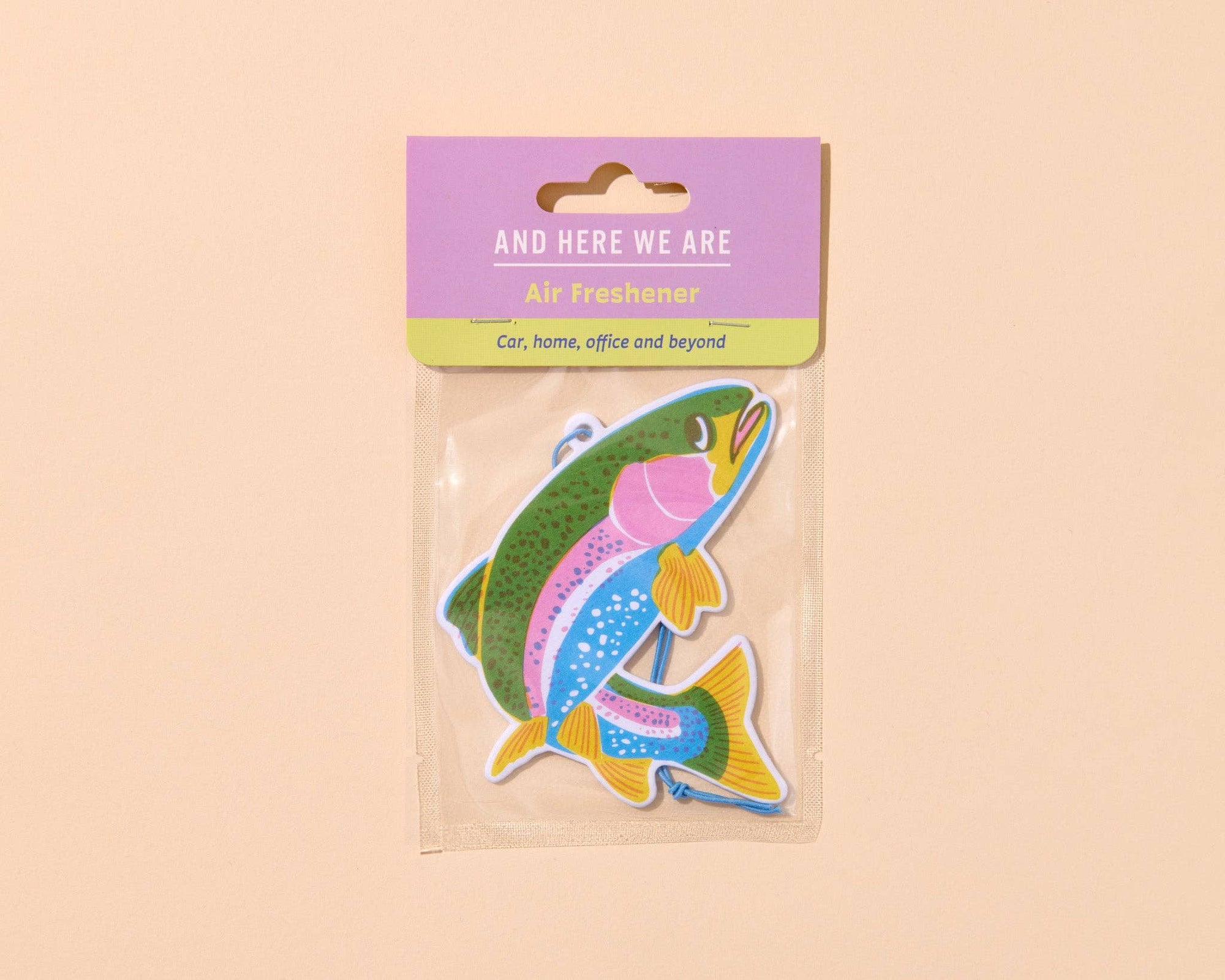 Rainbow Trout Fish Air Freshener —Watermelon Scent (Fishin)