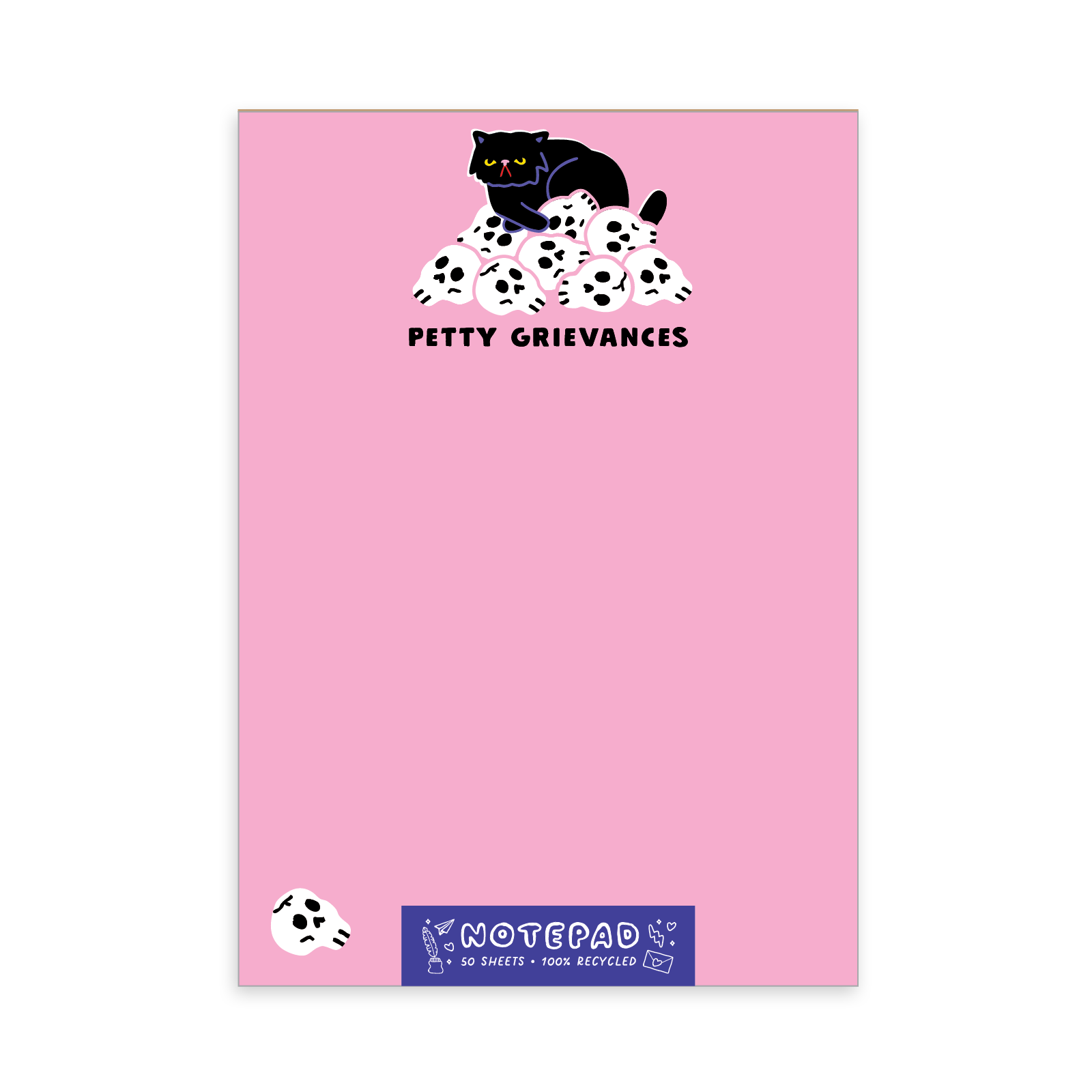 Petty Grievances Cat Notepad