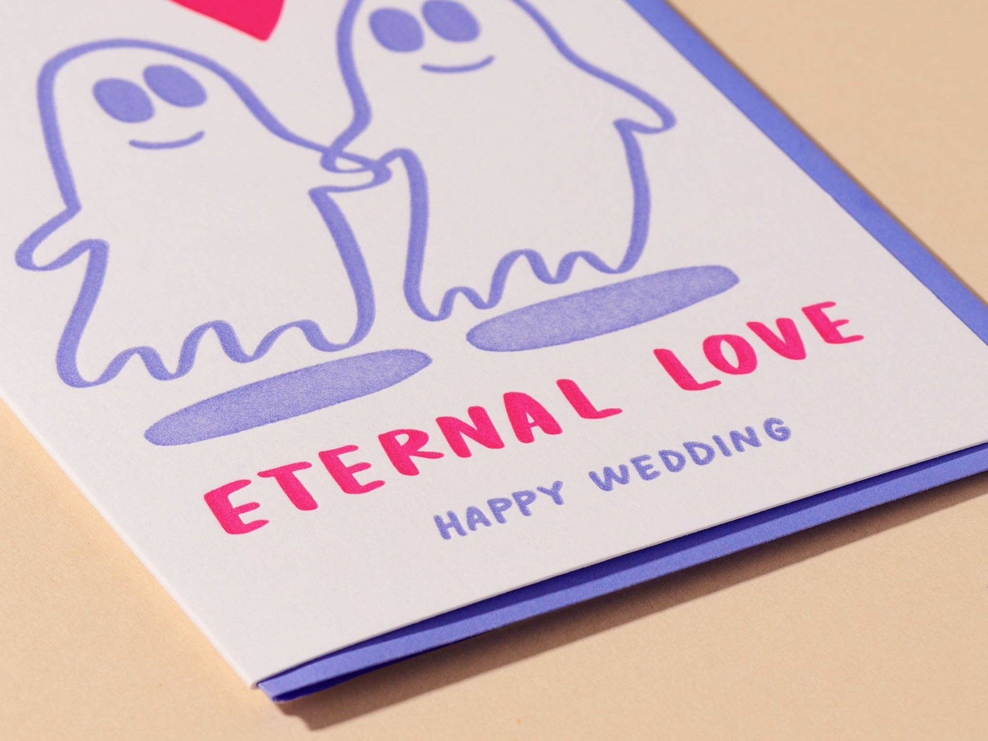Eternal Love Letterpress Wedding Card- Made in USA