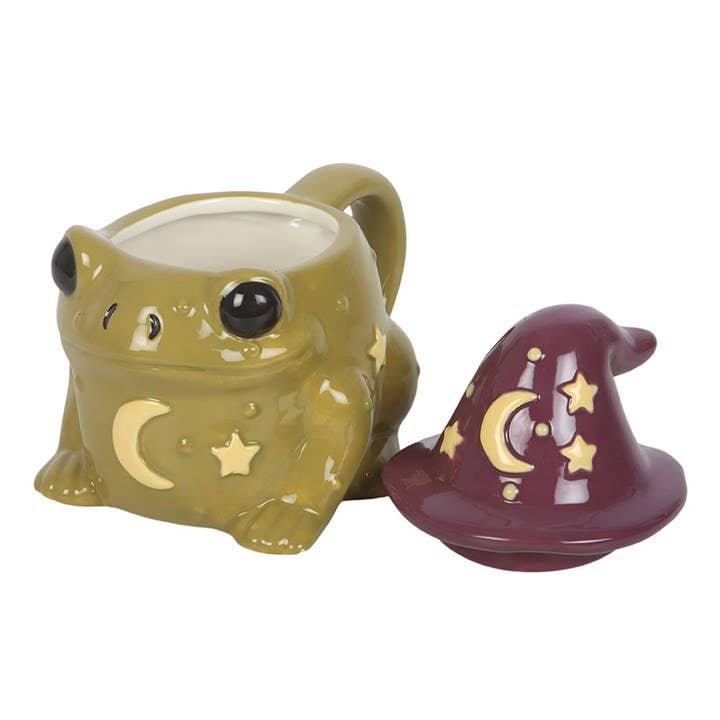 Magic Frog // Toad Shaped Halloween Mug with Spoon