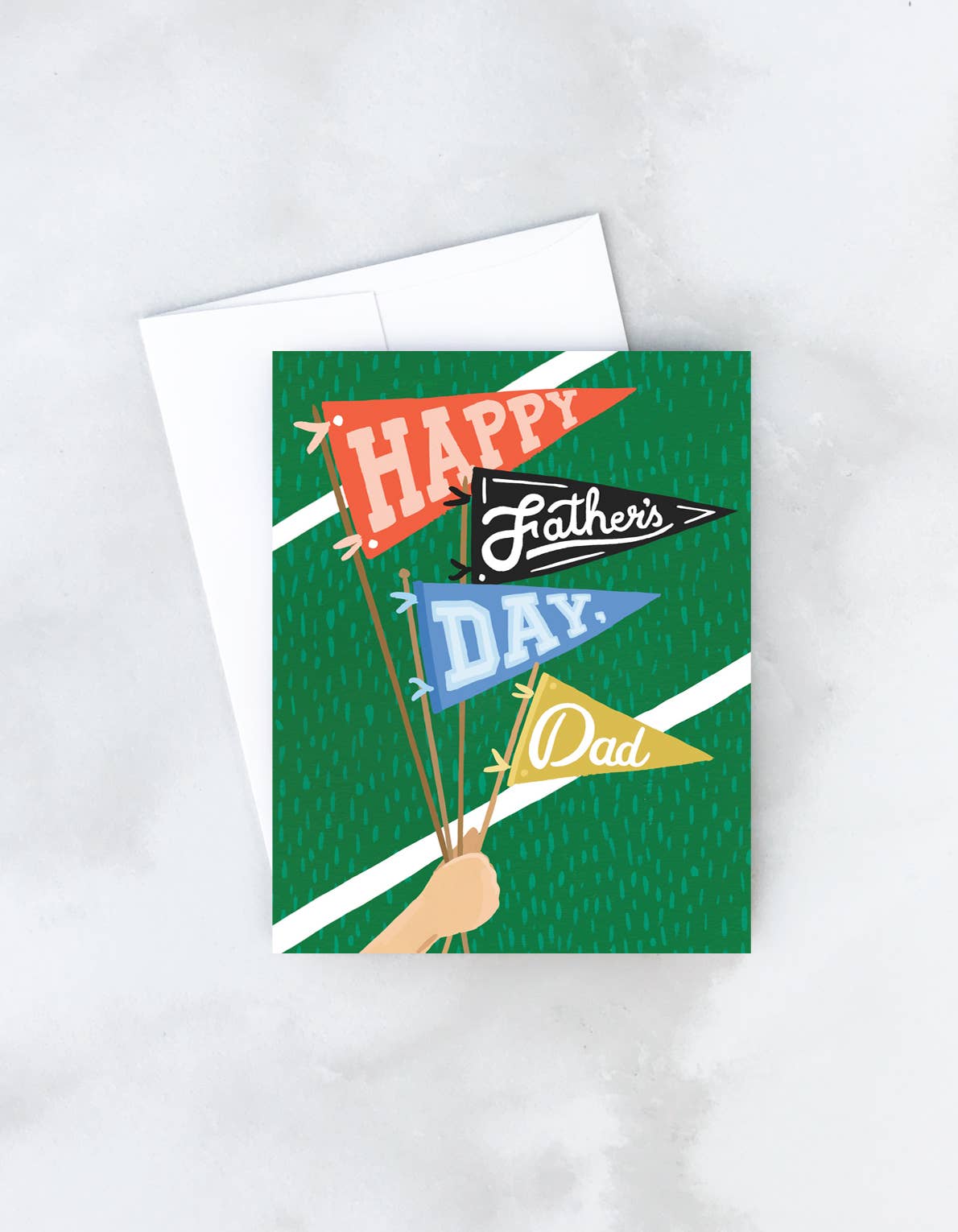 Happy Father's Day Dad Pennants Card