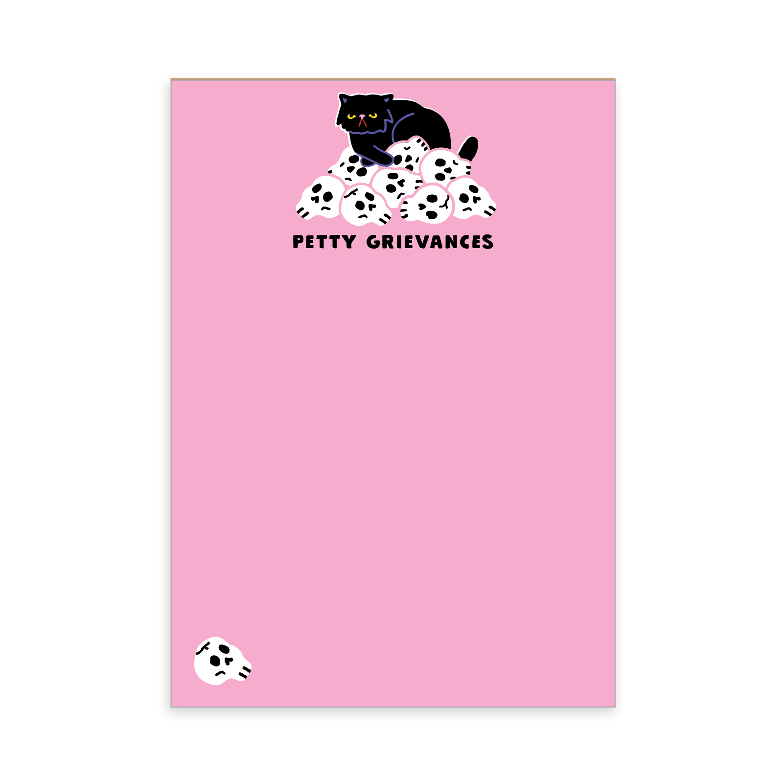 Petty Grievances Cat Notepad