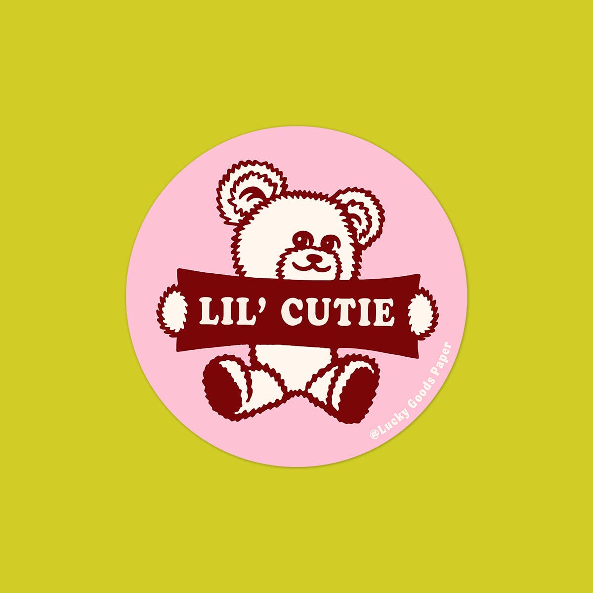 Lil’ Cutie Bear Sticker