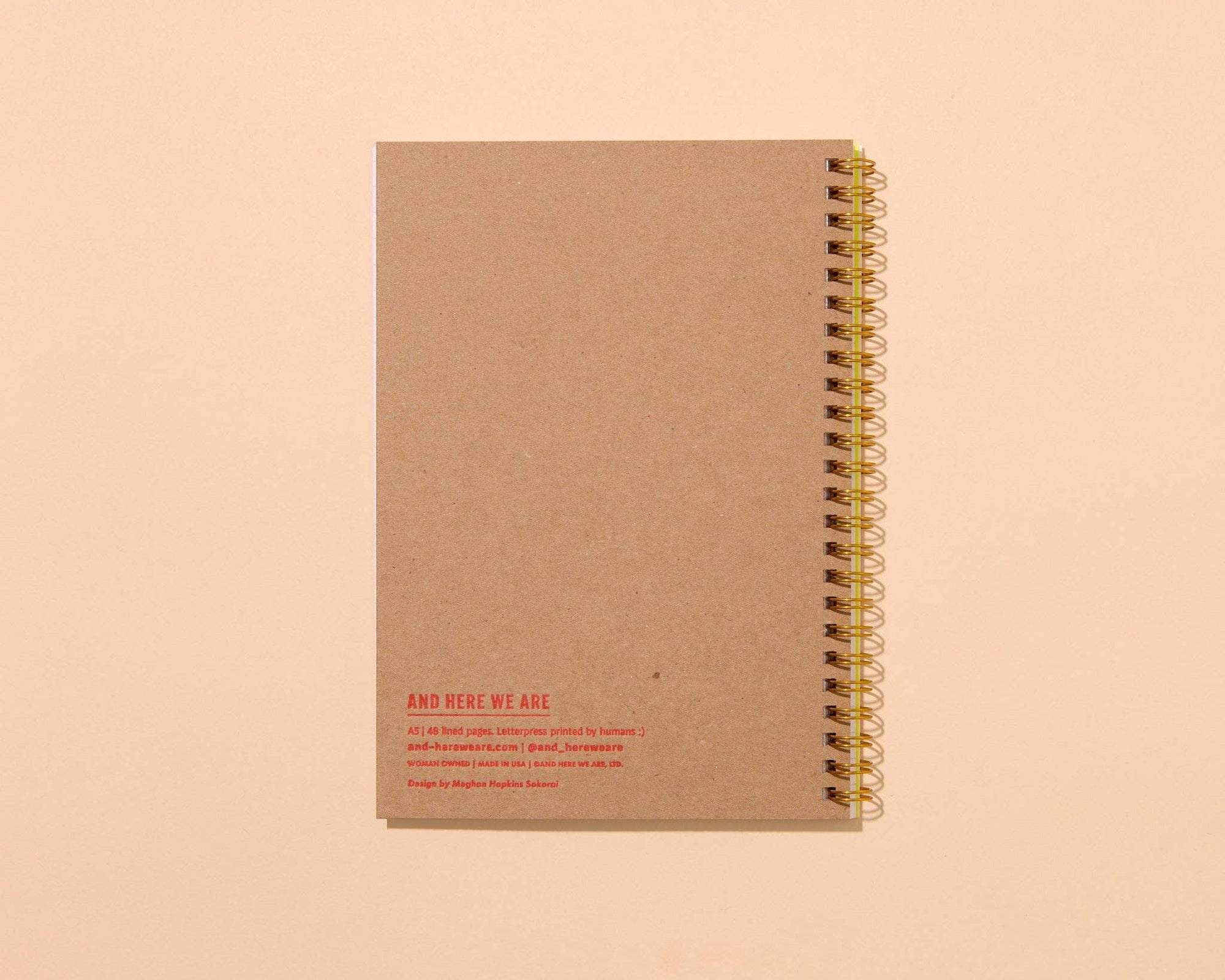 Olives Letterpress Spiral Foodie Notebook