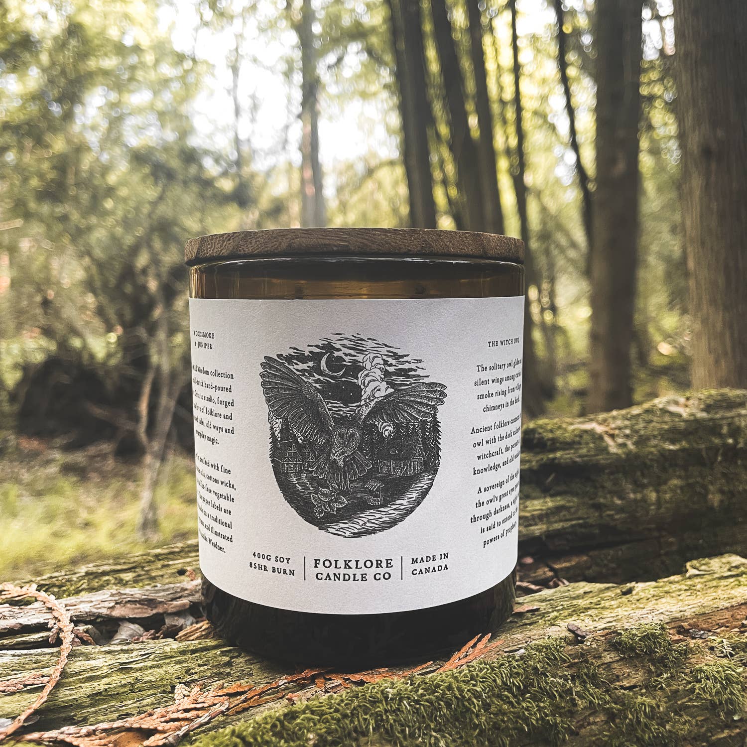 Wild Wisdom: The Witch Owl by Folklore Candle Co.