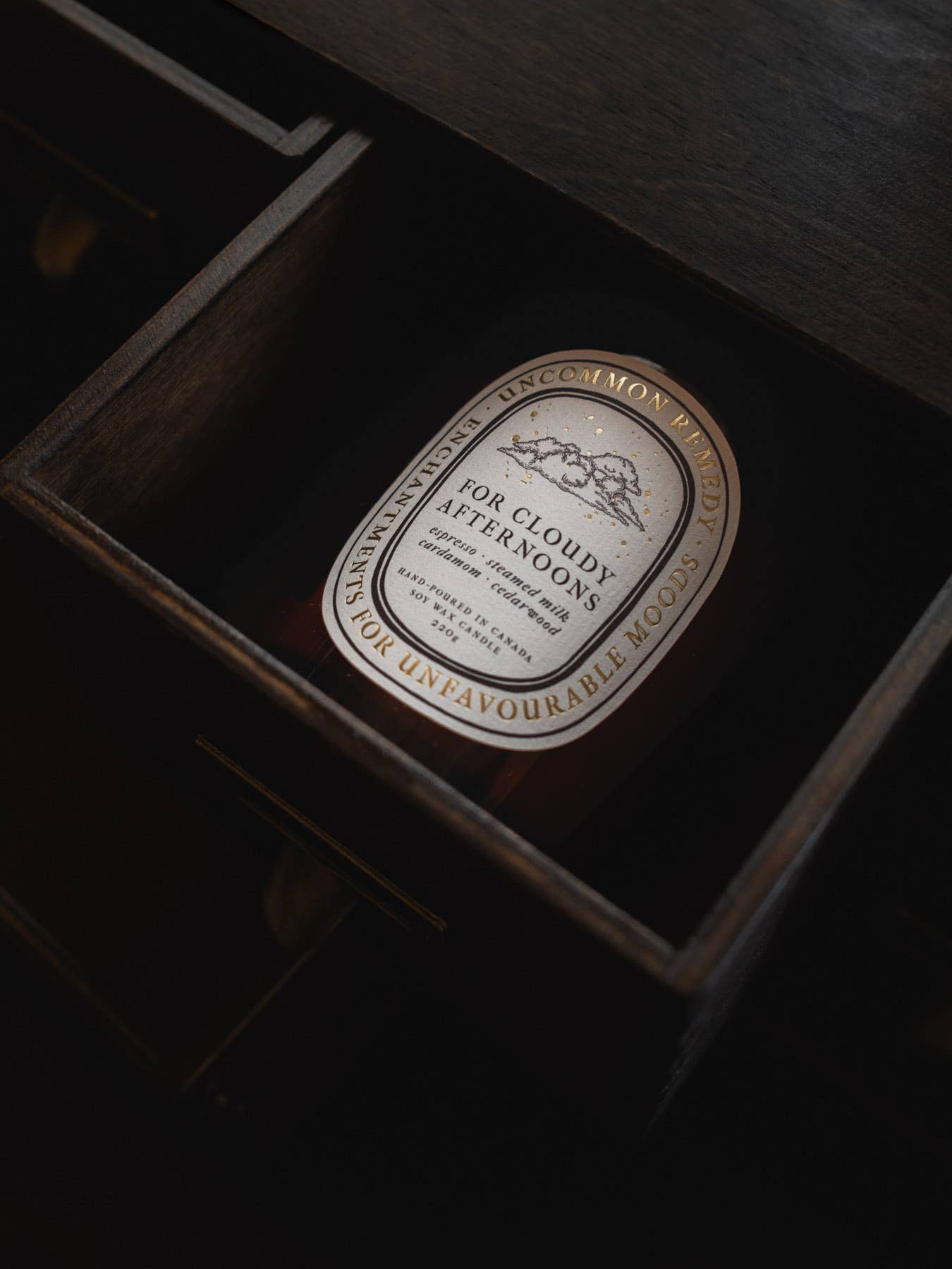 For Cloudy Afternoons: 220g Soy Wax Candle