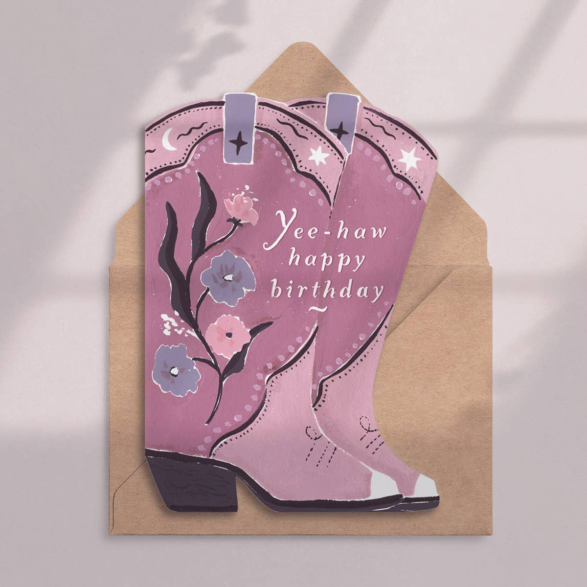 Yee-haw happy birthday Cowboy Boots