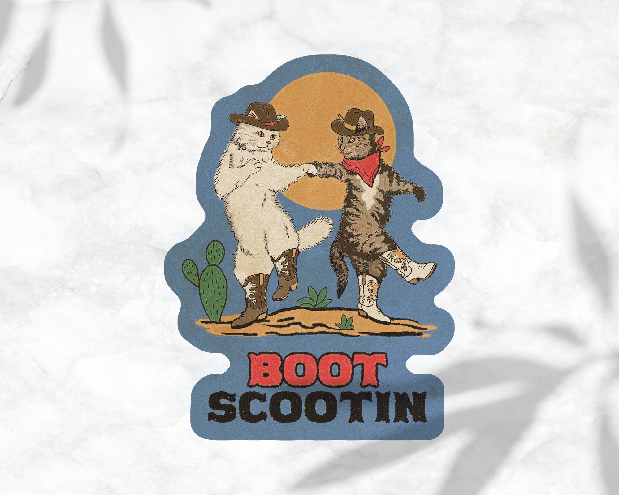 Boot Scootin Sticker